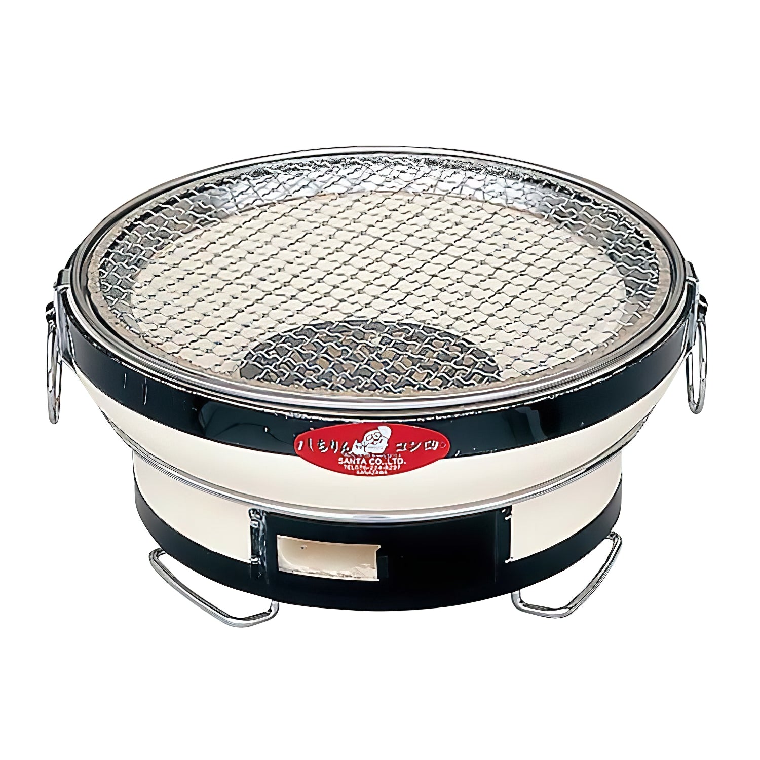Premium Kinka Charcoal Shichirin Grill - Portable Japanese BBQ Grill for Outdoor Cooking, Camping & Backyard Parties - Authentic Binchotan Charcoal Smokeless Grill