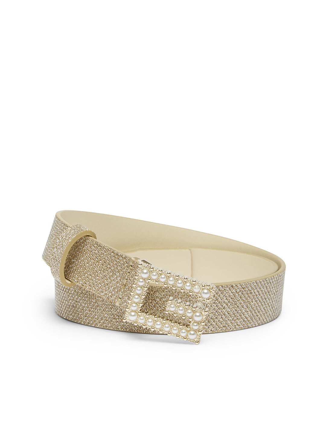 Light Gold Lurex Gretel Adjustable Waist Belt for Women - Fashionable Stretchable Waistband for Dresses, Skirts & Jeans - Perfect for Parties, Weddings & Office Wear