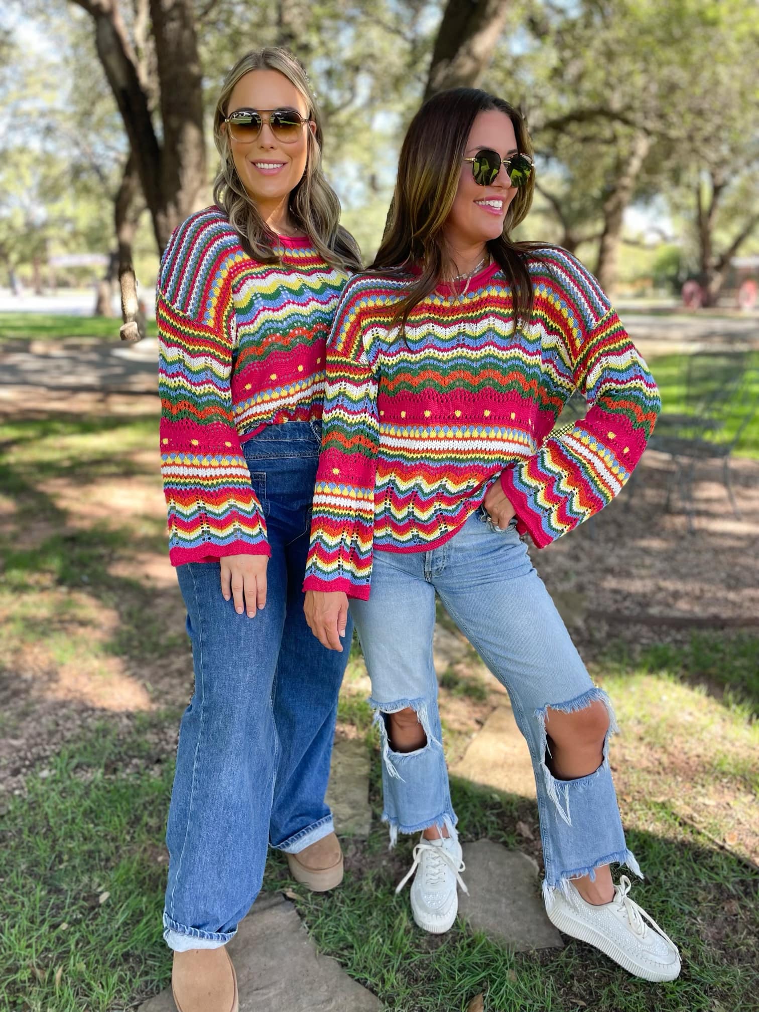 PREORDER: Abilene Crochet Sweater - Women's Boho Chic Knit Cardigan for Fall & Winter | Perfect for Cozy Evenings, Coffee Dates & Casual Outings