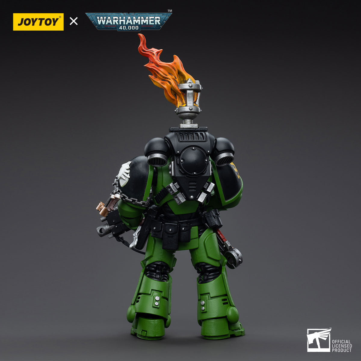 1/18 JOYTOY 3.75 Inch Warhammer 40K Salamanders Space Marines Intercessors Action Figure Set (4pcs) - Perfect for Collectors, Tabletop Gaming & Display Scenes