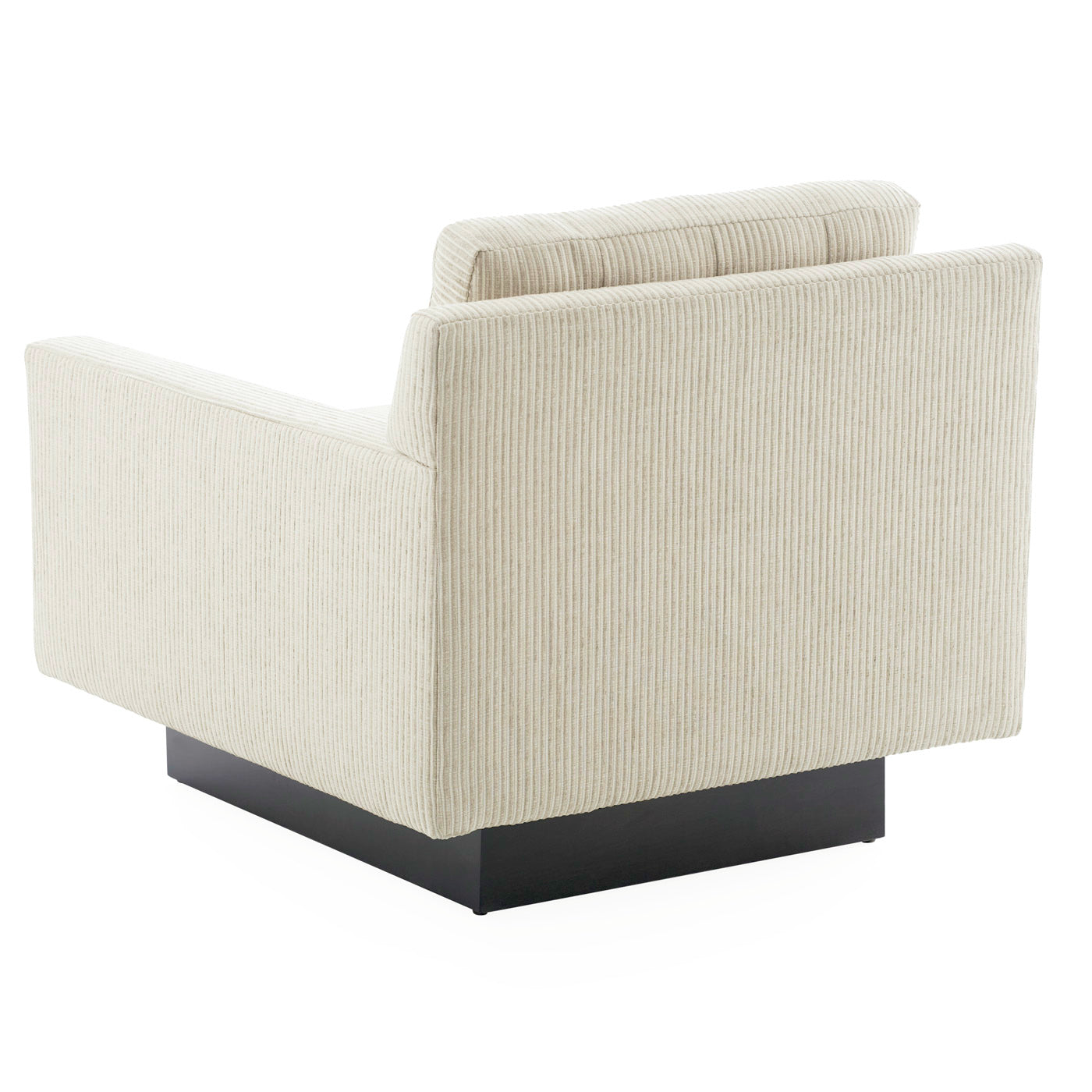 Arthur Flax Wright Lounge Chair - Modern Mid-Century Accent Chair for Living Room, Bedroom & Office - Comfortable Upholstered Armchair with Wooden Legs - Perfect for Relaxing, Reading & Lounging