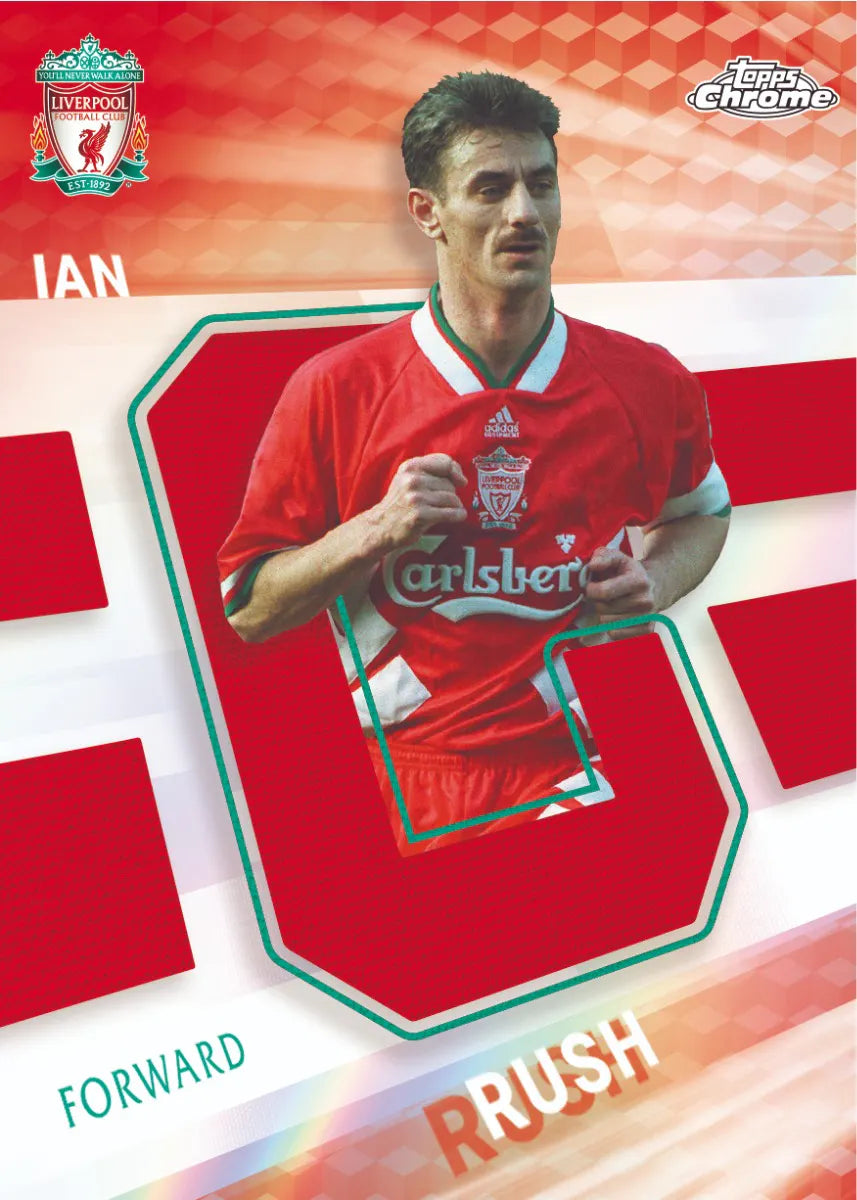 Topps Chrome Liverpool FC 23/24 Trading Cards Pack - Premium Football Collectibles for Fans & Collectors | Perfect for Display, Gifts, and Match Day Memorabilia