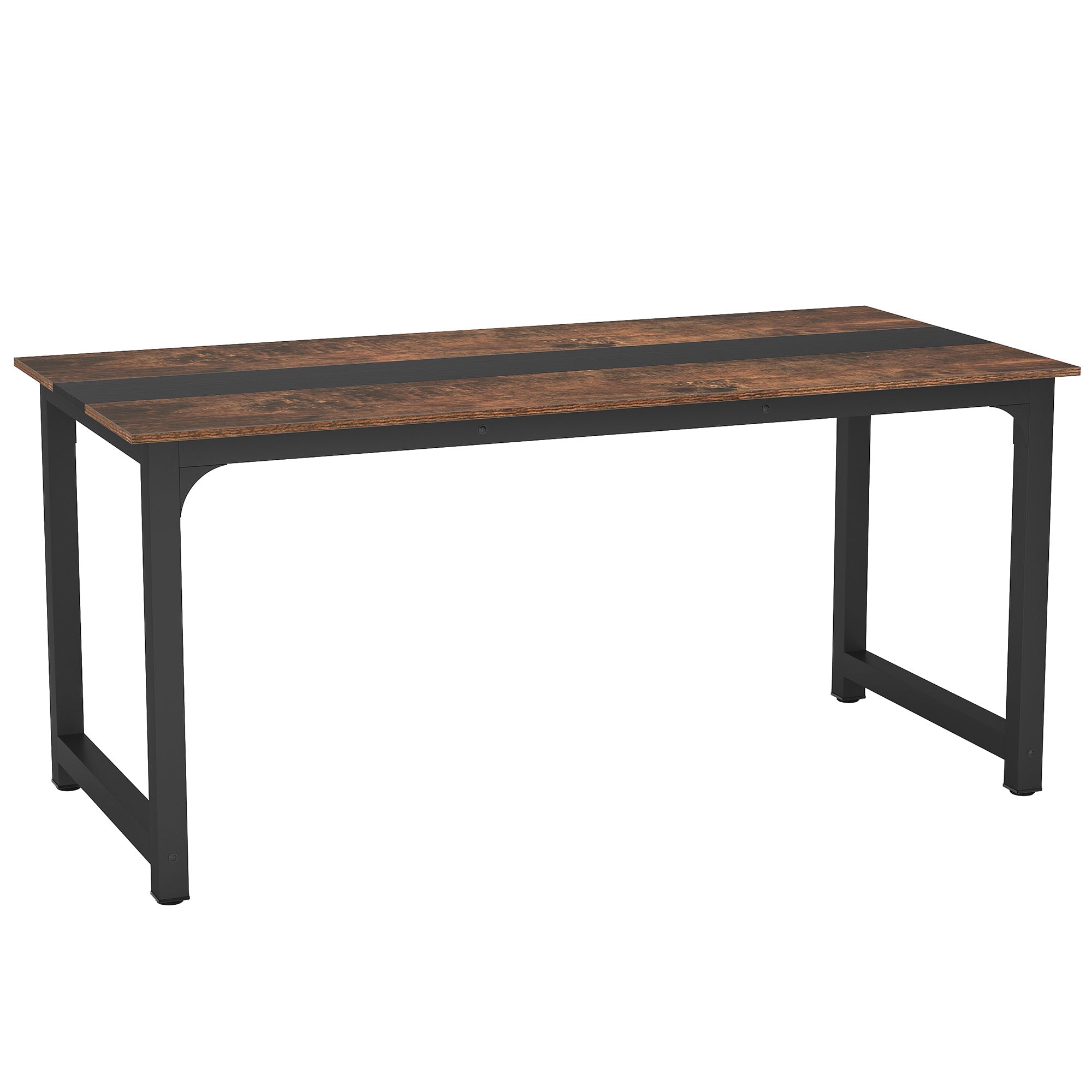 Tribesigns Modern Computer Desk - 55 Inch Office Desk with Keyboard Tray, Sturdy Study Writing Table for Home & Workspace - Perfect for Gaming, Remote Work & Small Spaces