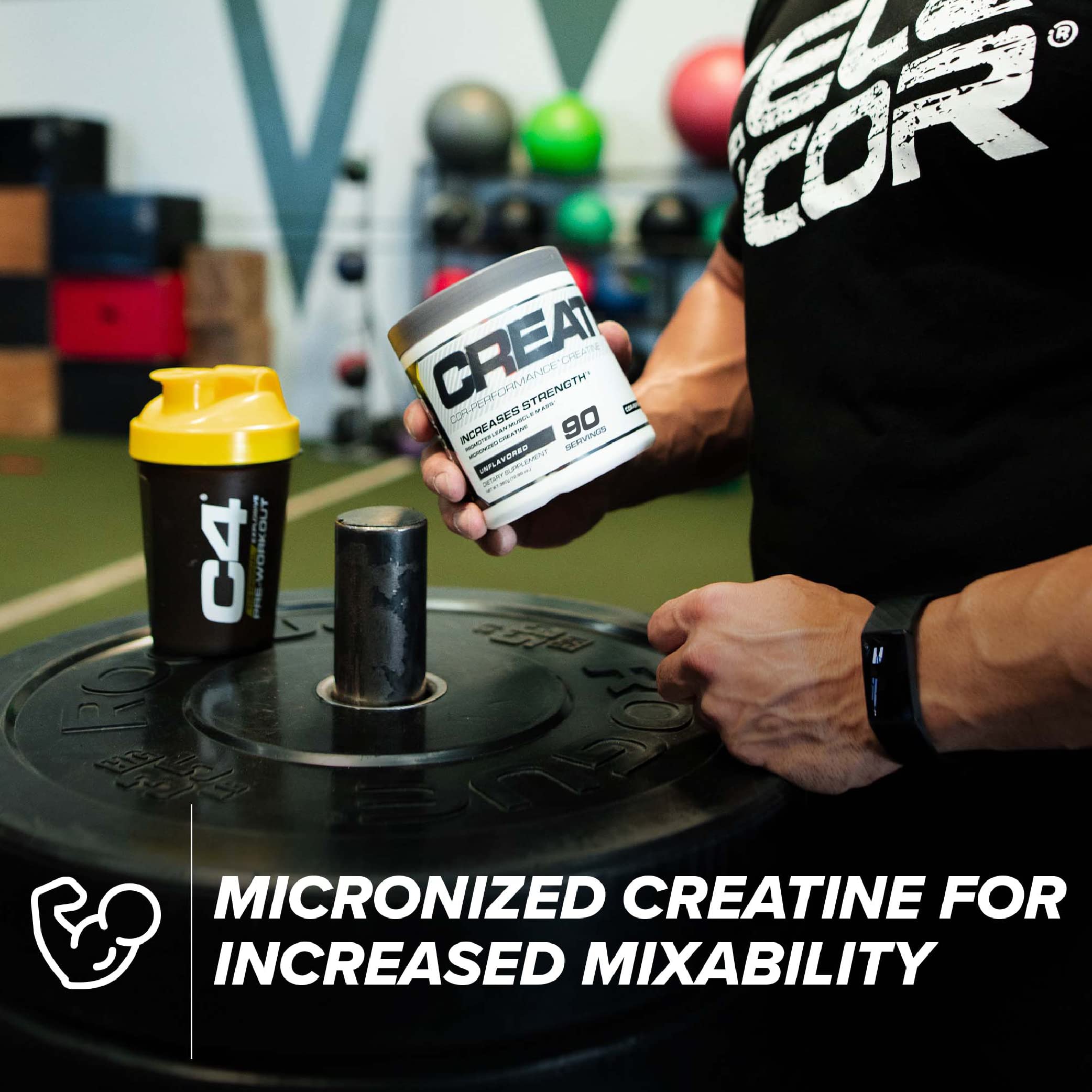 Cellucor Cor Performance Creatine Powder 306g - Unflavored Muscle Recovery & Strength Supplement for Athletes & Gym Workouts