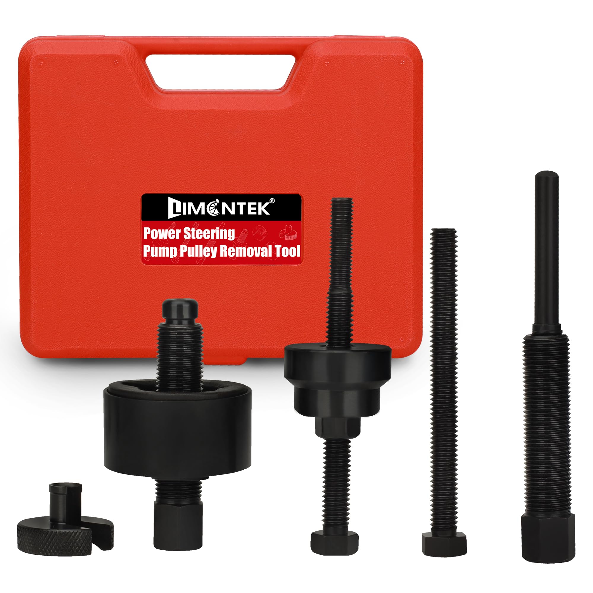 Power Steering Pulley Puller and Installer Tool - Compatible with Ford, GM, VW, Chrysler Vehicles - Professional Automotive Repair Tool for Power Steering Pump Pulley Removal and Installation - Perfect for DIY Mechanics and Professional Auto Shops