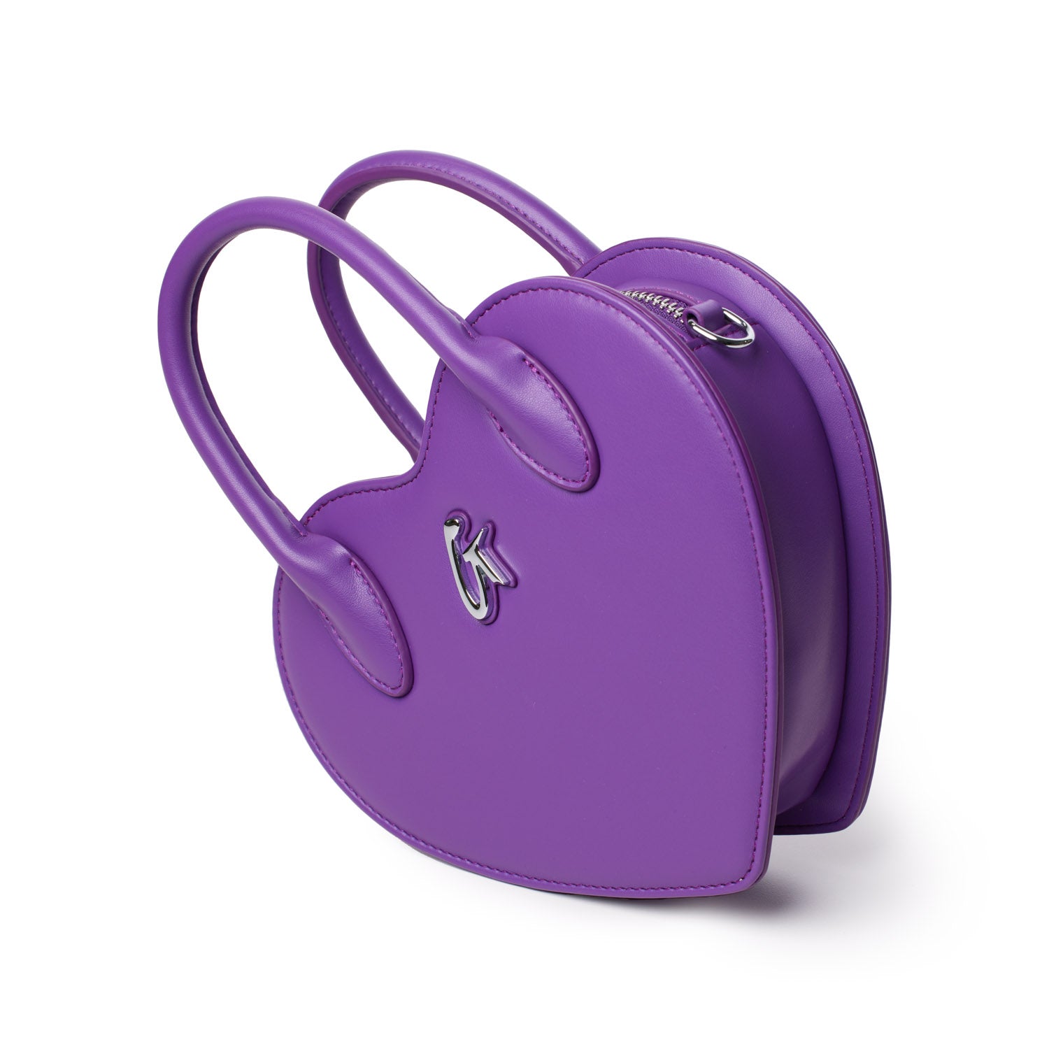 Standard Heart Bag in Purple - Trendy Crossbody Purse for Women, Perfect for Date Nights & Parties | Fashionable Accessory for Everyday Use