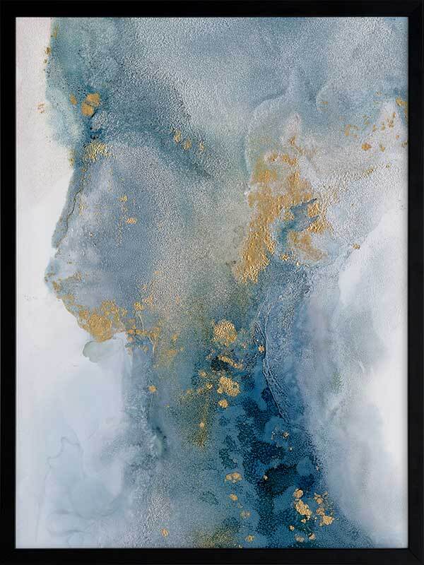 Cloudland II Framed Art Print - Modern Wall Decor for Living Room, Bedroom & Office - Ready to Hang Landscape Painting