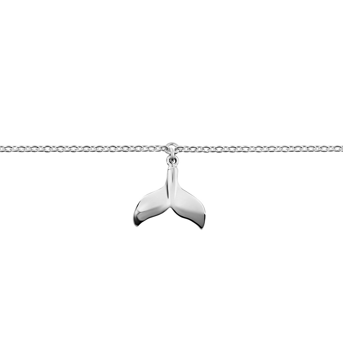 Stylish Avalon Whale Tail Anklet - Sterling Silver Adjustable Ankle Bracelet for Women - Perfect for Beach, Summer & Boho Fashion