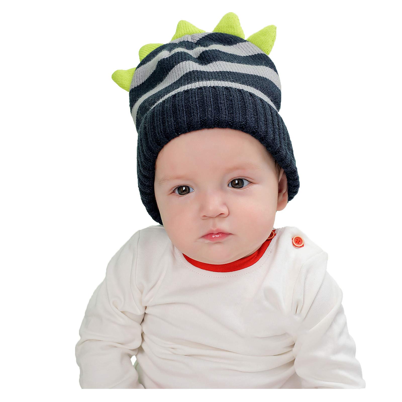 **Warm Cotton Baby Cap for Boys & Girls - Soft Knitted Winter Hat for Infants & Toddlers - Baseball Style Frat Wear - Perfect for Outdoor Play, Winter Walks, and Family Photos**
