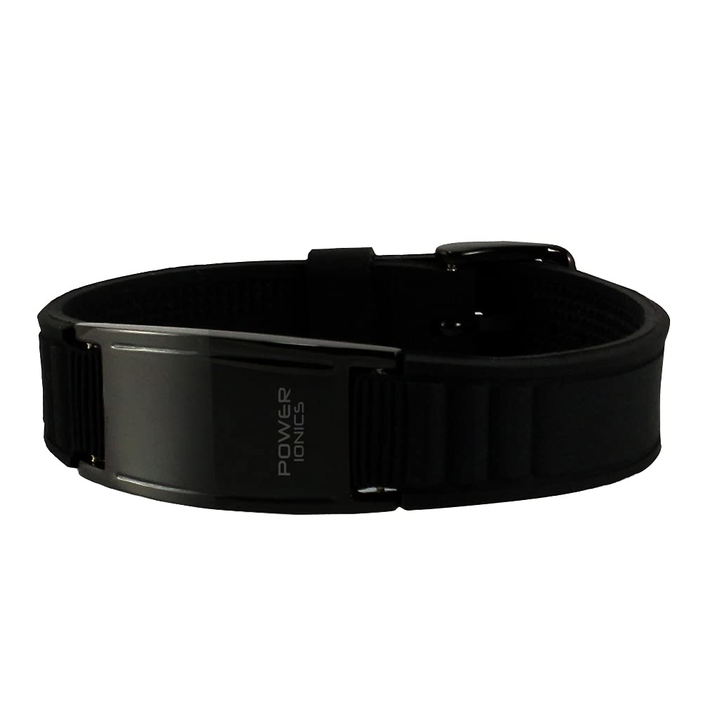 POWER IONICS Magnetic Therapy Bracelet for Men & Women - Adjustable Anxiety Relief Bracelet with 9 Holes (Fits 6.5