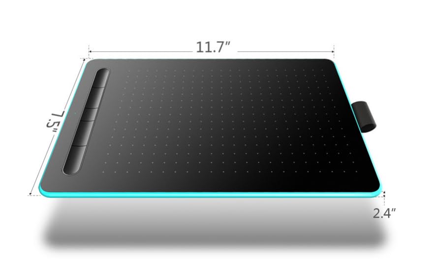 Passive Digital Drawing Tablet for Computer & Phone - Jorge Live Sketch Pad for Design & Art, Blue | Perfect for Graphic Designers, Artists & Online Teaching