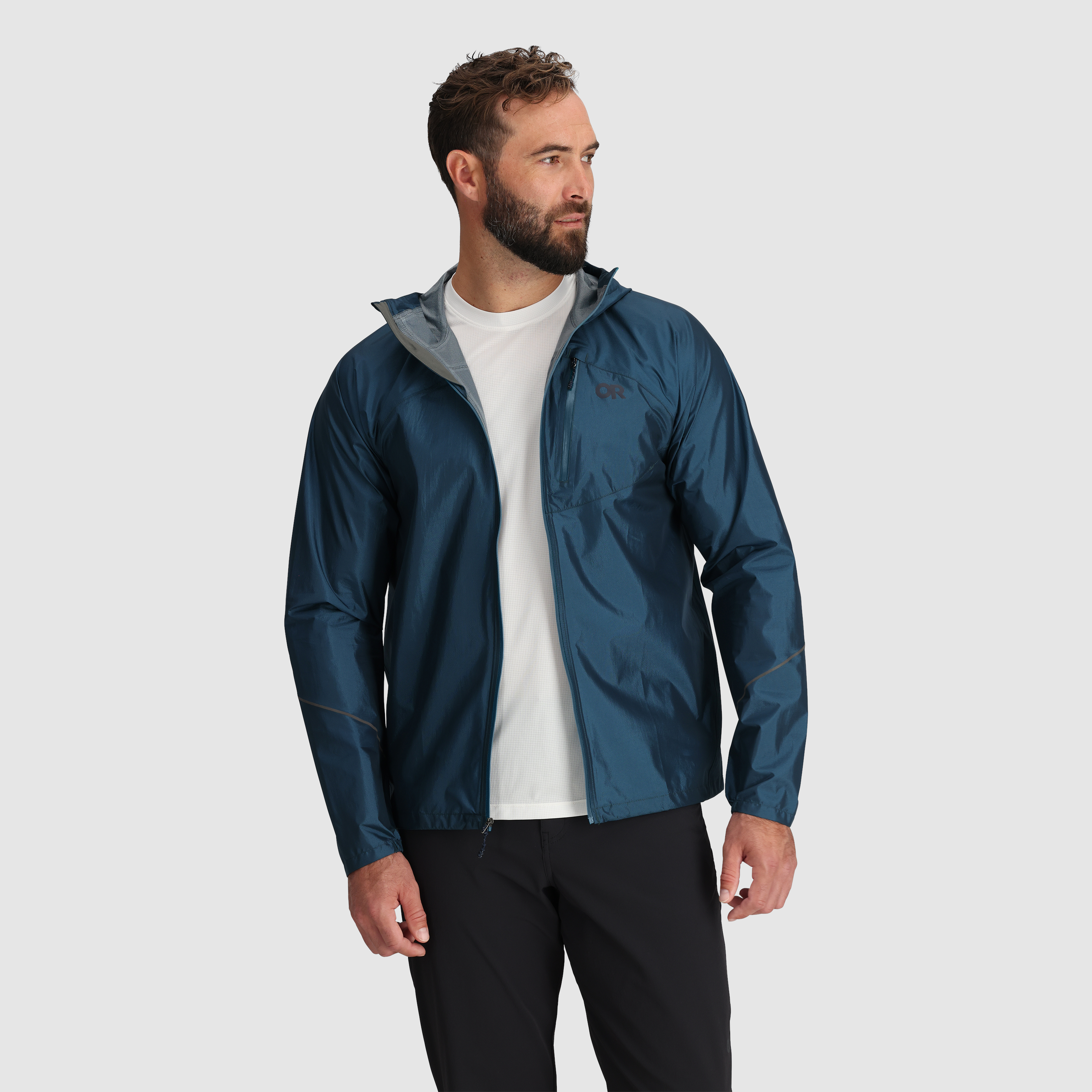 Ultralight Men's Helium Rain Jacket - Waterproof Windbreaker for Hiking, Camping & Outdoor Adventures