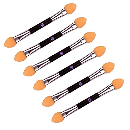 12-Pack Dual-Sided Eyeshadow & Nail Art Brushes with Fine Tip - Professional Makeup & Manicure Tools for Precise Application - Perfect for Home, Salon & Travel Use