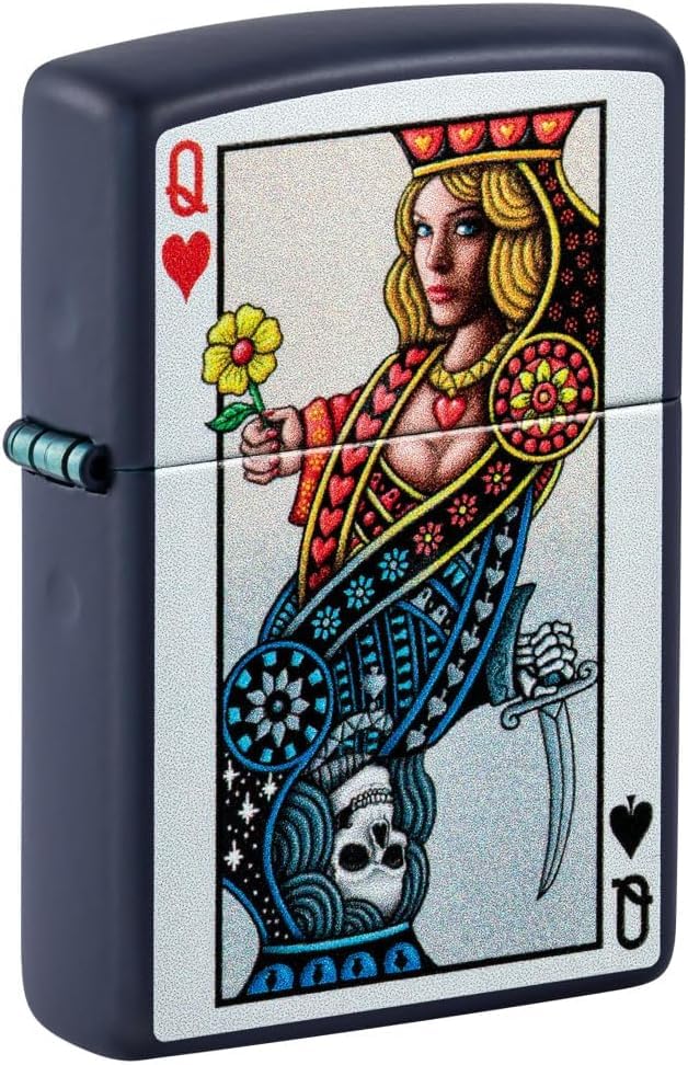 Navy Blue Queen of Hearts 48723