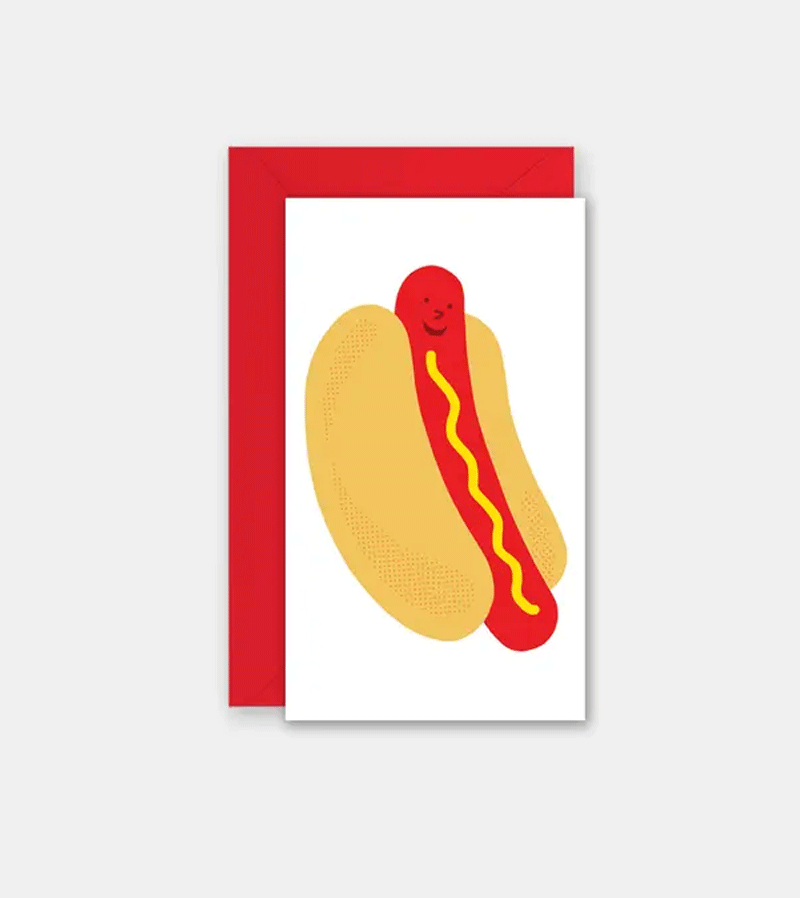 Rock Scissor Paper Mini Hot Dog Greeting Cards - Perfect for Birthday Gifts, Thank You Notes & Party Invitations (Pack of 24)