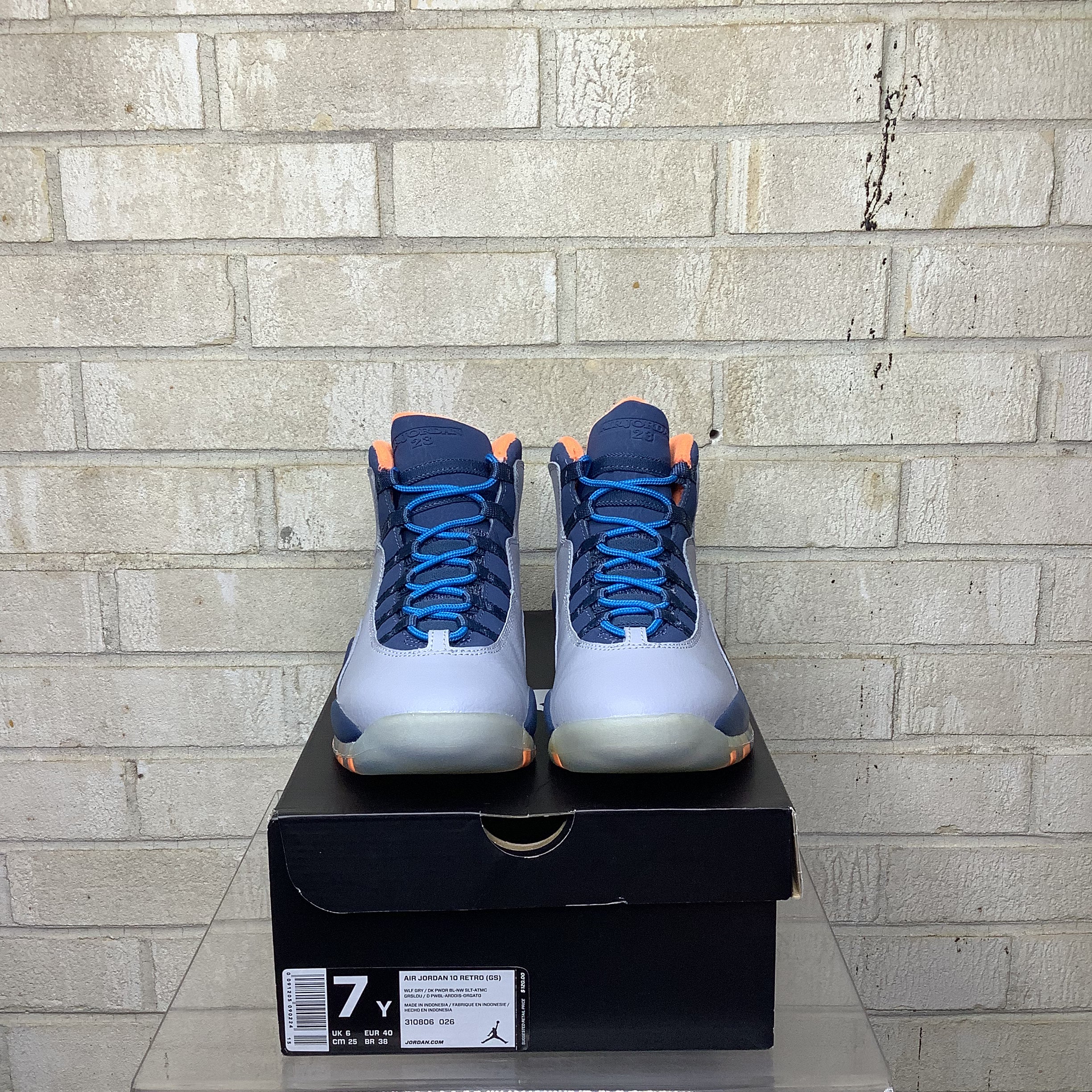 AIR JORDAN 10 BOBCATS Basketball Shoes - Size 7Y (310806-026) - Perfect for Streetwear & Court Performance