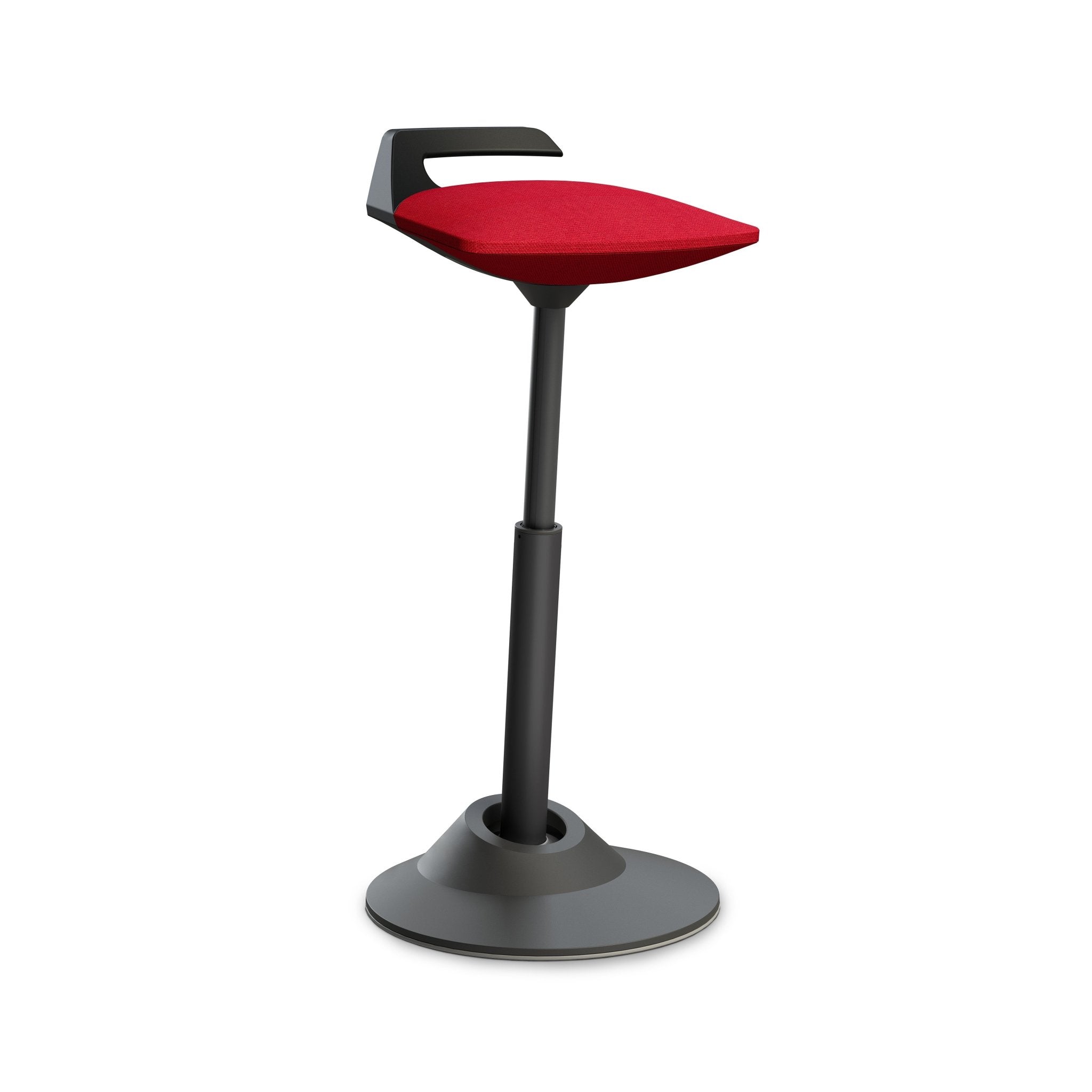 Aeris Muvman Black Ergonomic Office Chair - Adjustable Height & Lumbar Support for Home & Workspace Comfort