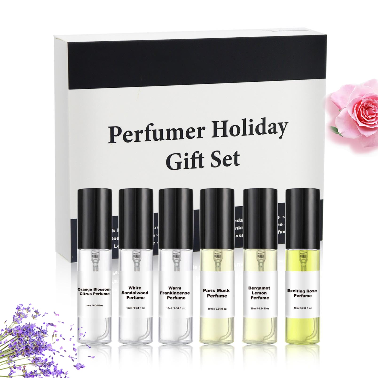 Women's Pheromone Perfume Set - Long Lasting Eau De Parfum for Women, Variety of Floral & Flavor Scents, Fragrance Sample Vials Bundle | Perfect for Date Nights, Special Occasions & Daily Wear