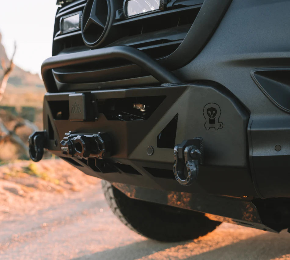 Owl Pismo Front Bumper for Mercedes Sprinter Van 2500 3500 | Heavy Duty Off-Road Protection | Perfect for Camping & Overlanding Adventures