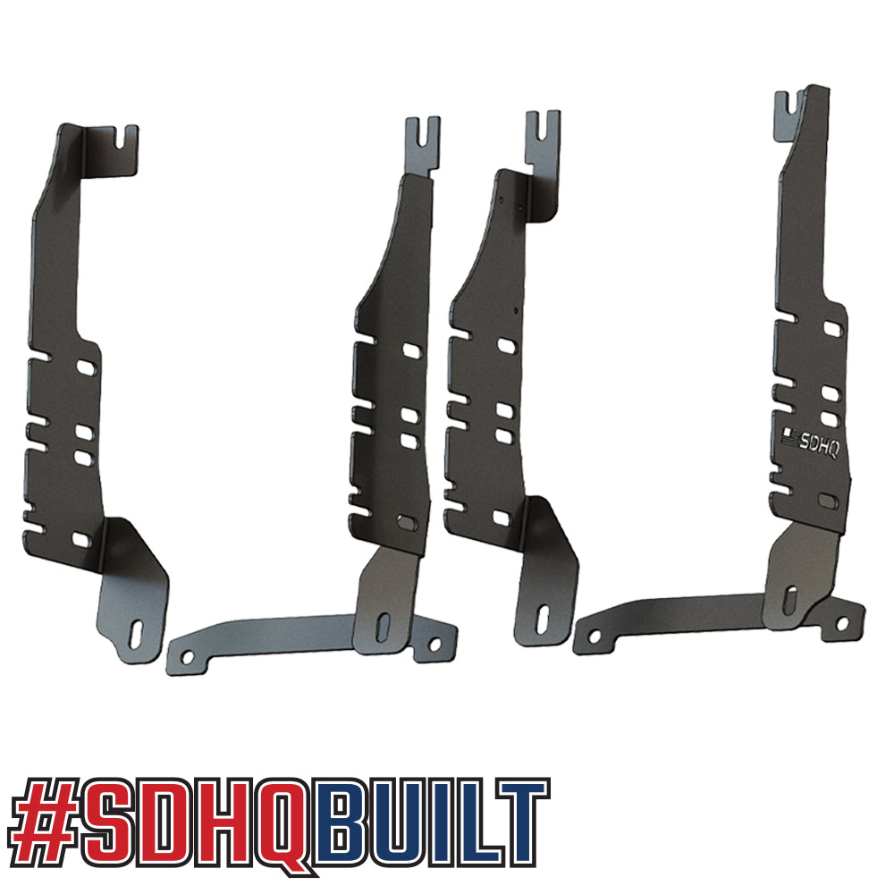 2019-2025 Ram 1500 SDHQ Built Behind the Grille LED Light Bar Mount Kit - Off-Road Lighting Upgrade for Enhanced Night Visibility