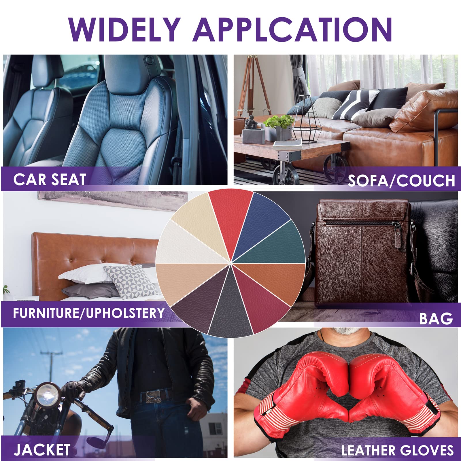 4×60 Inch Strong Self-Adhesive Leather Repair Patch Tape - Furniture, Sofa, Couch, Car Seat & Bag Repair Kit - Scratch Resistant First Aid Fix for Leather, Vinyl & Upholstery (Khaki) - Perfect for Home, Office & Vehicle Interior Maintenance