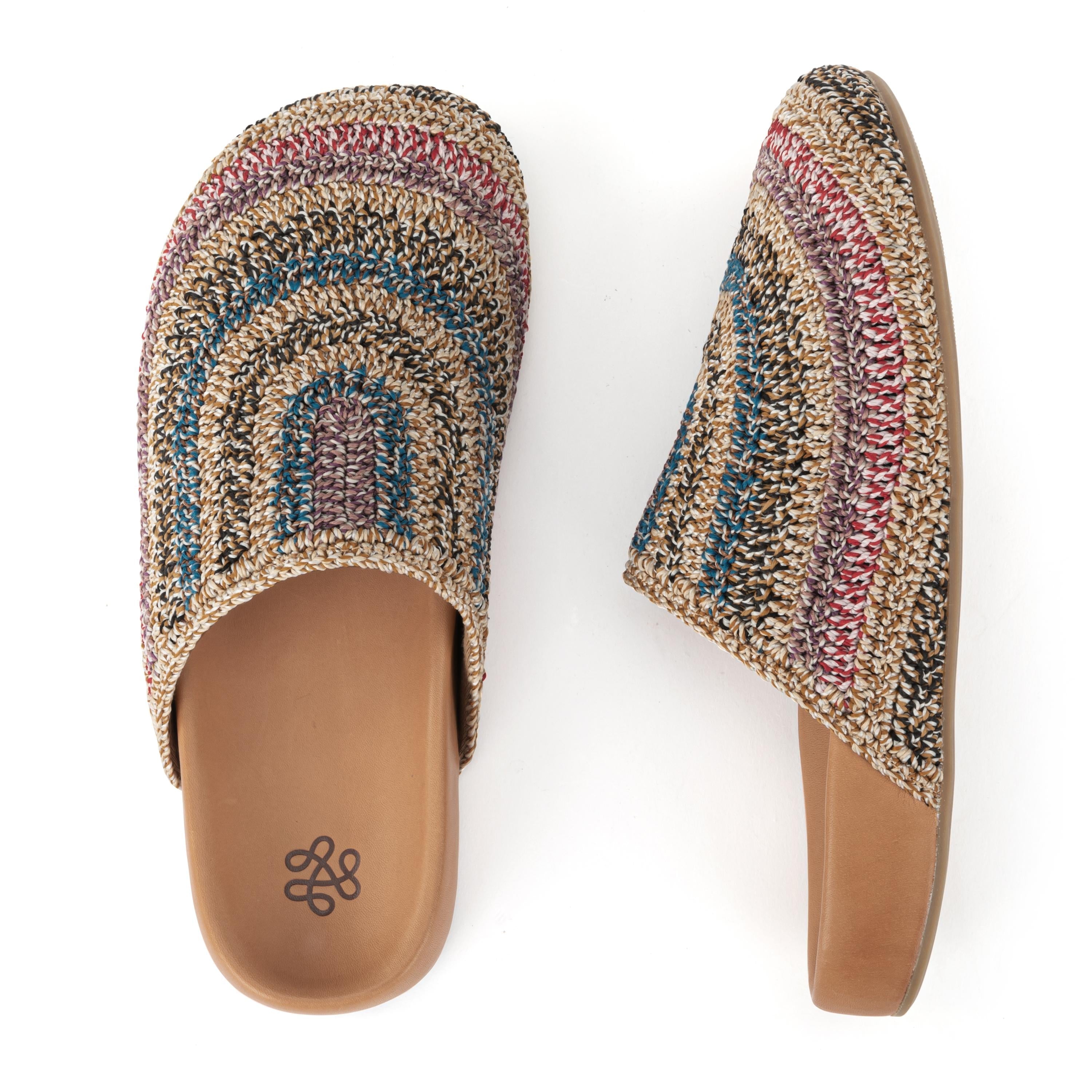 Bolinas Crochet Clogs for Women - Comfortable Handmade Summer Slippers with Arch Support - Perfect for Beach, Home, and Casual Outings