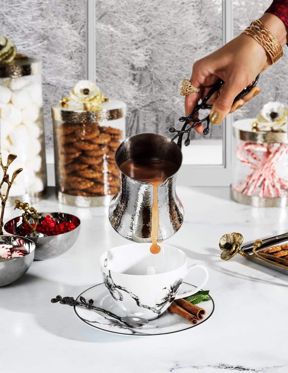 Premium Black Orchid Coffee Pot & Kavat Coffee Gift Set - Elegant Coffee Brewing Kit for Home, Office & Gifting | Perfect for Coffee Lovers & Special Occasions