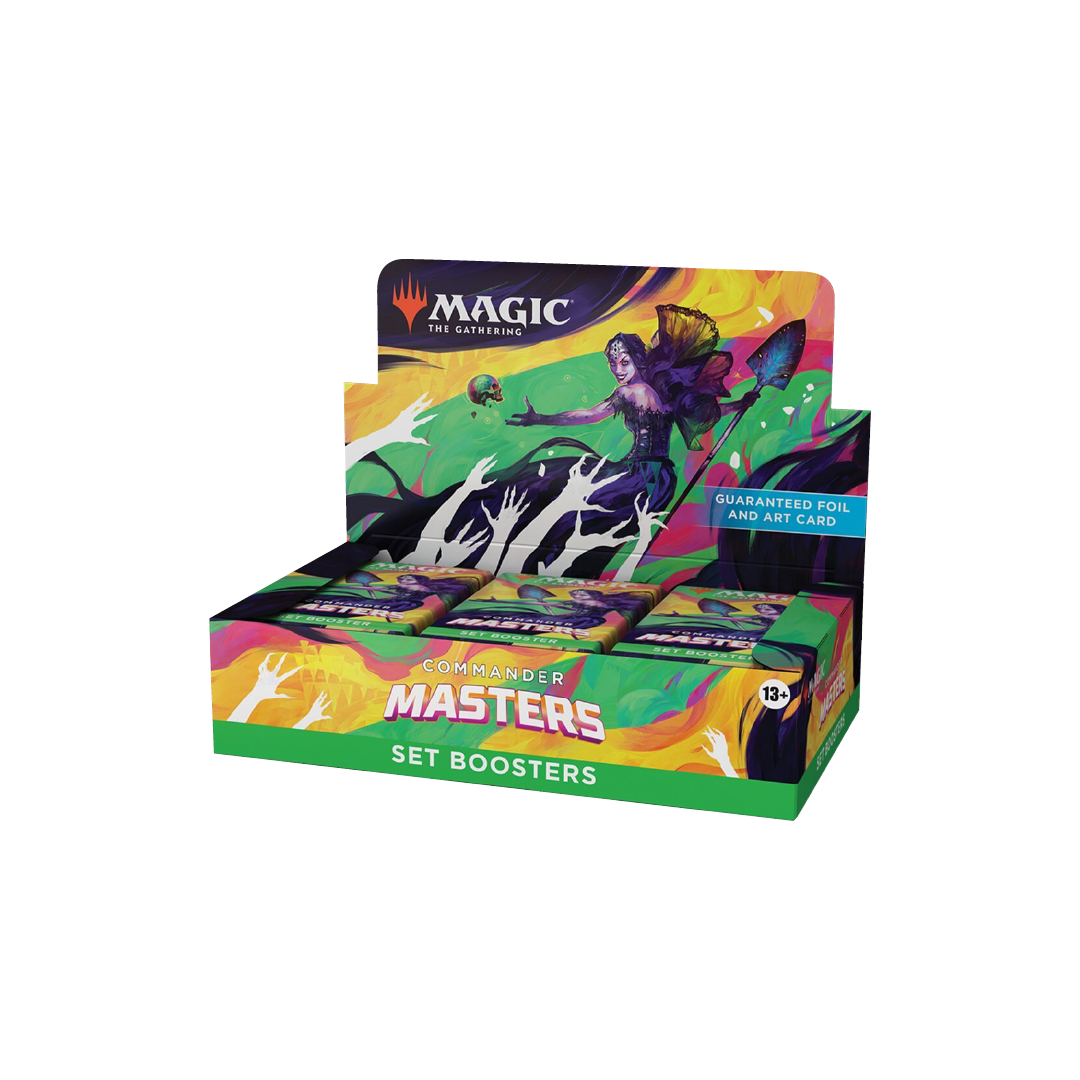 Magic: The Gathering Commander Masters Set Booster Box - 36 Packs for Epic Multiplayer Battles | Collectible Trading Cards for Commander Format & Casual Play