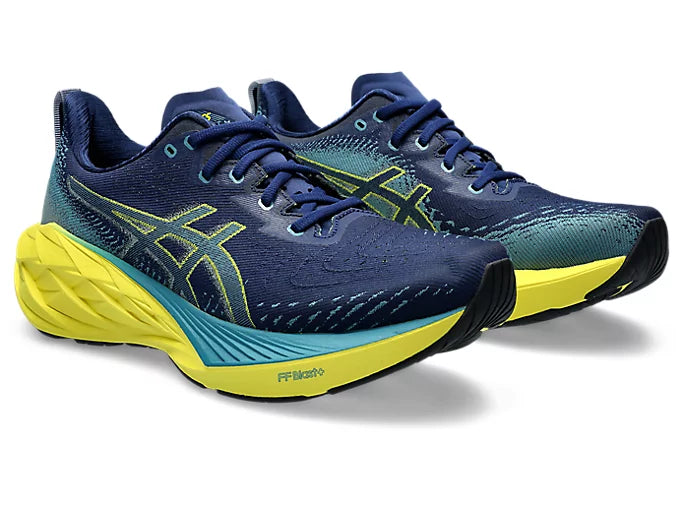 ASICS Men's NOVABLAST 4 Running Shoes - Blue Expanse/Blue Teal | Lightweight Cushioned Sneakers for Road Running, Jogging & Gym Workouts