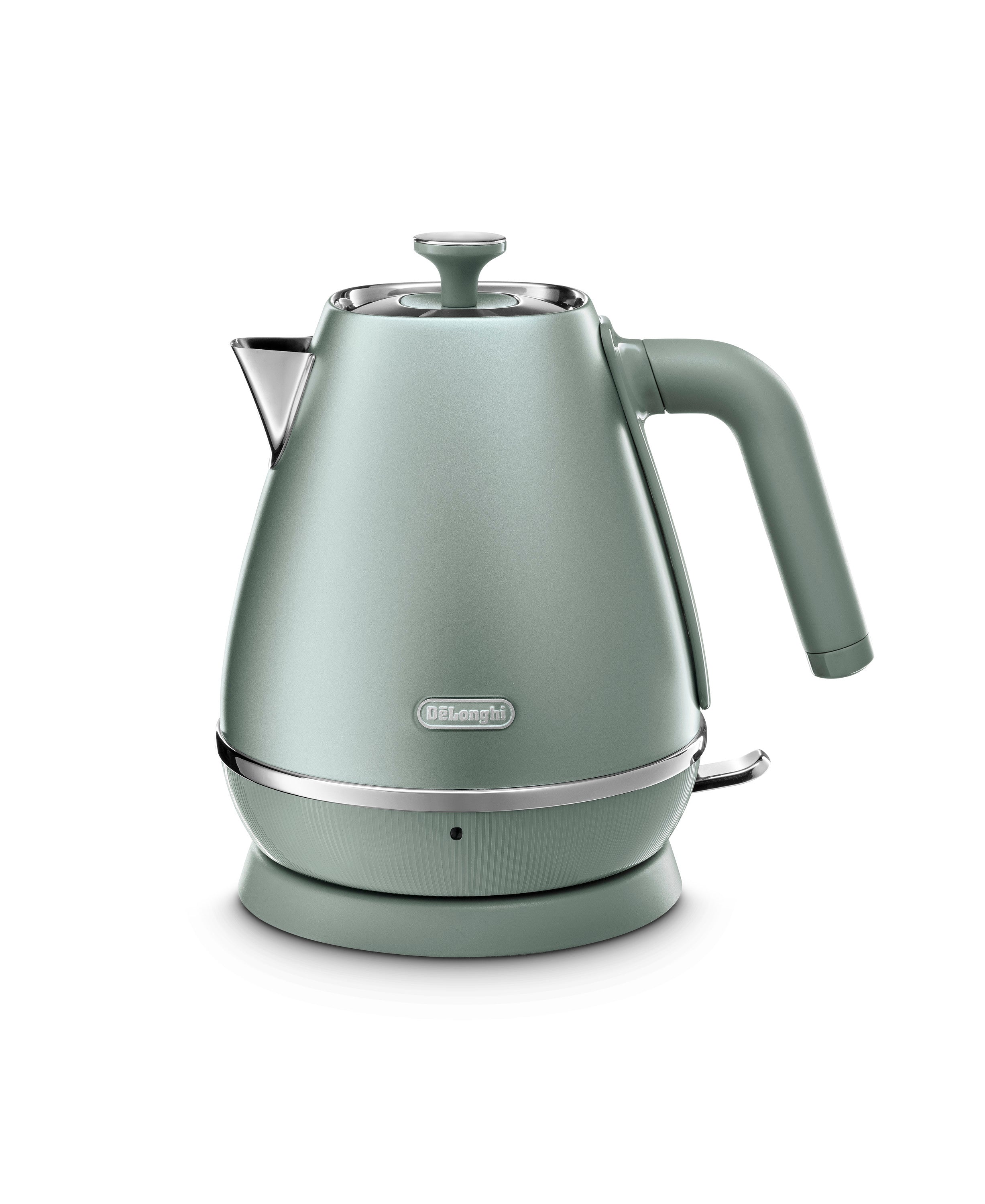 De'Longhi KBIN2000 Distinta Perla Electric Kettle - 1.7L Fast Boiling, Stainless Steel, Auto Shut-Off & Boil-Dry Protection - Perfect for Home, Office & Tea Lovers