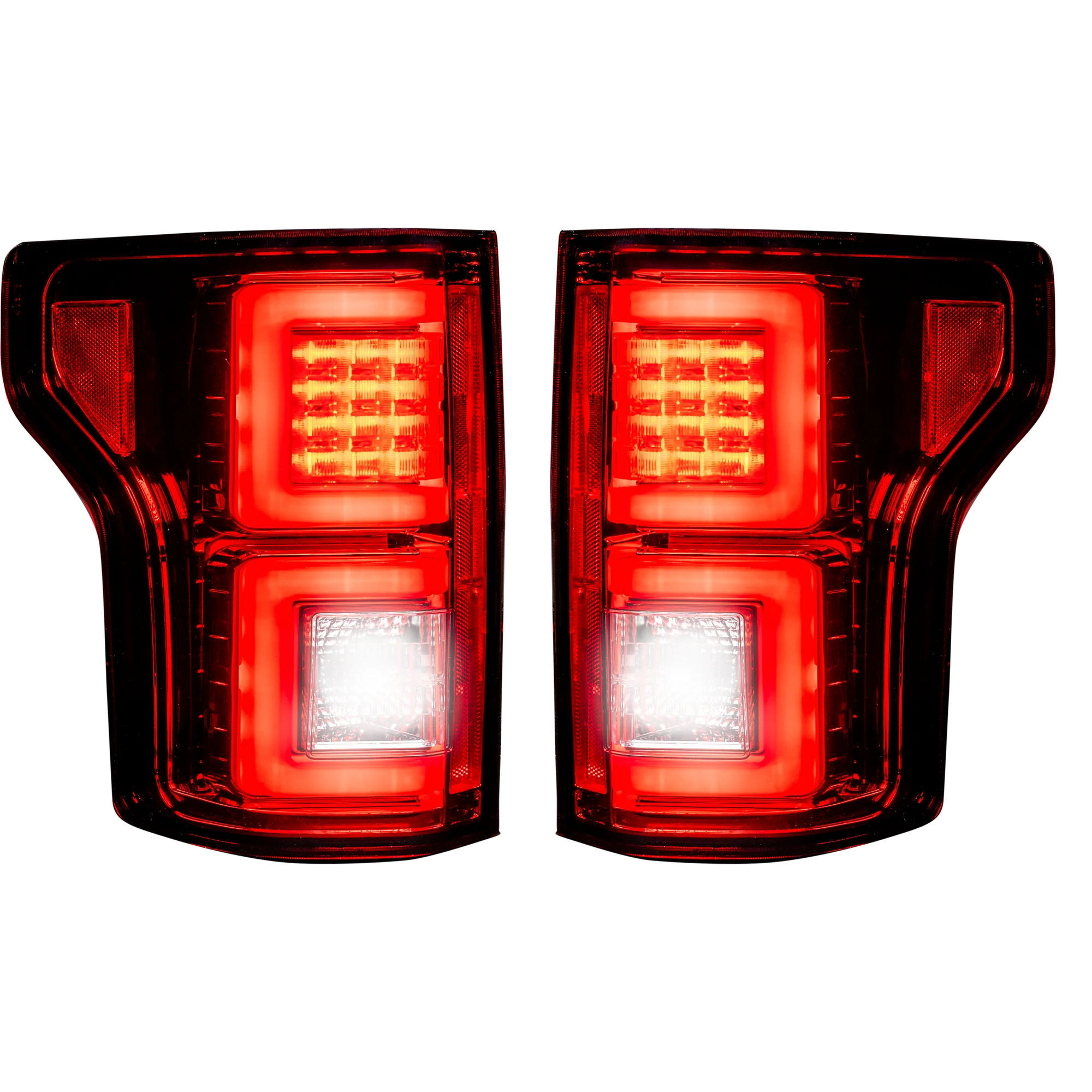 Ford F150 2018-2020 LED Tail Lights - Red OLED Replacement for OEM Halogen - Upgrade Your Truck's Style & Safety for Night Driving & Off-Road Adventures
