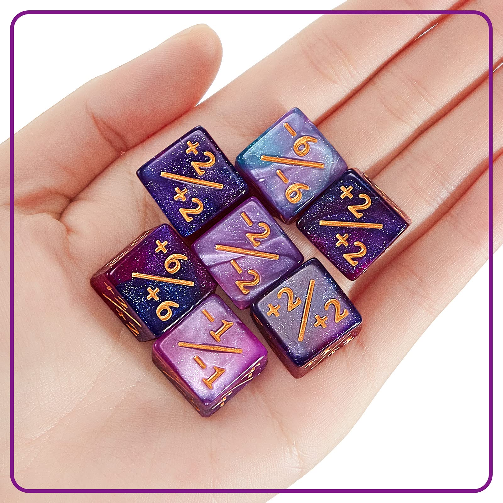 Sumind 24-Piece MTG Dice Set - Magic The Gathering Life Counters, D6 Tokens & Loyalty Counters for CCG Card Games | Perfect Gaming Accessory Gift for MTG Players & Collectors | Use for Tournaments, Casual Play & Strategy Sessions