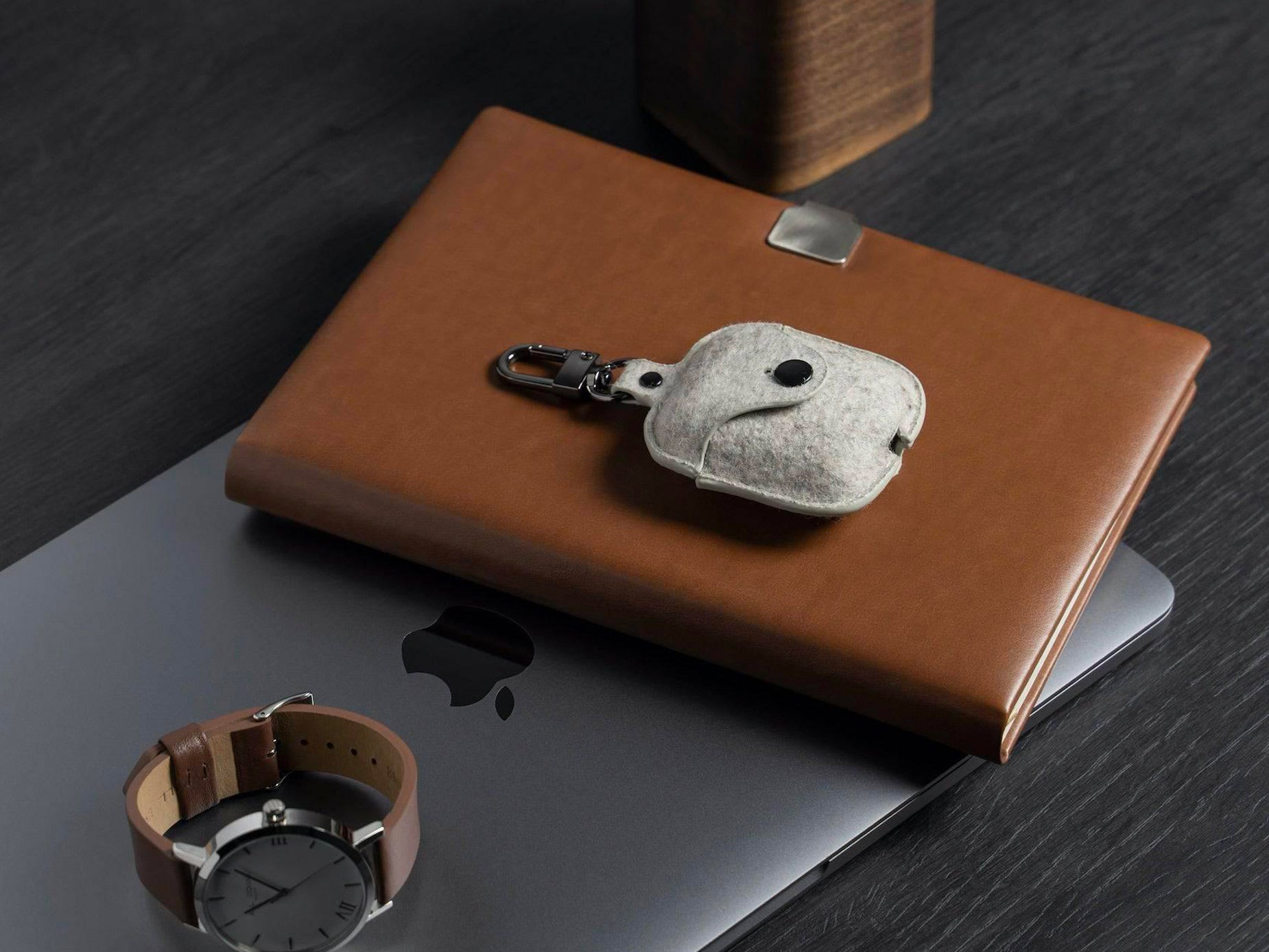 Premium Felt AirPods Case Cover - Soft Protective Sleeve for Apple AirPods 1/2/3 & Pro - Eco-Friendly Wool Storage Pouch for Home, Office & Travel Accessories