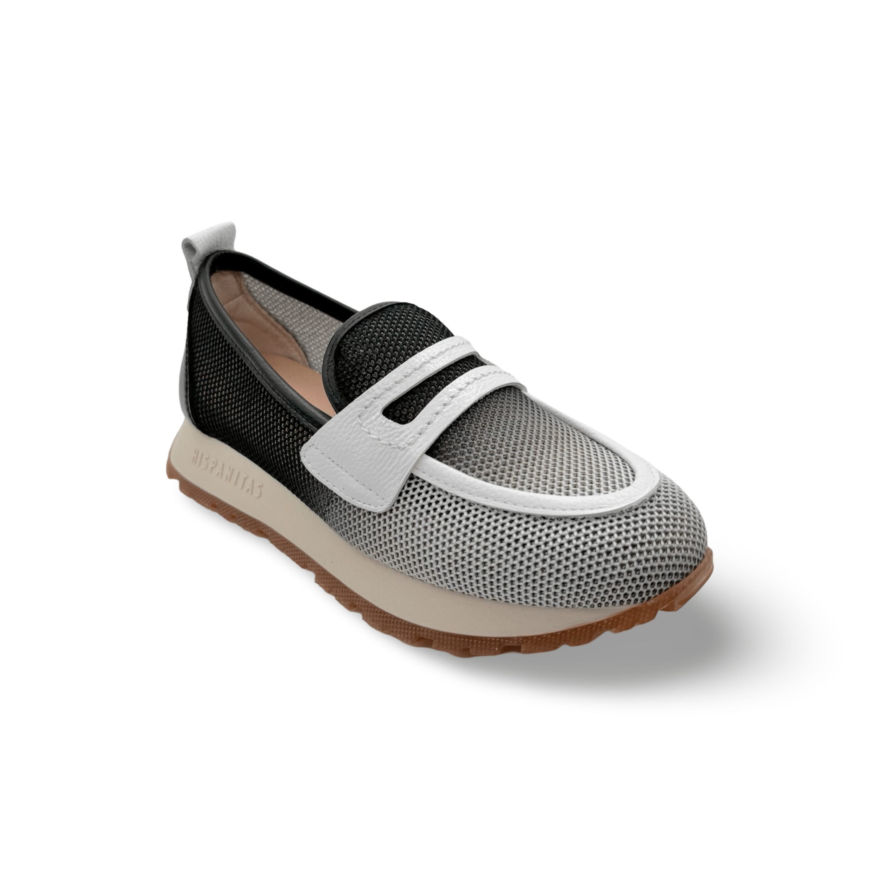 Kansas Black & Off White Sport Loafers - Comfortable Casual Shoes for Men | Perfect for Walking, Travel & Everyday Wear