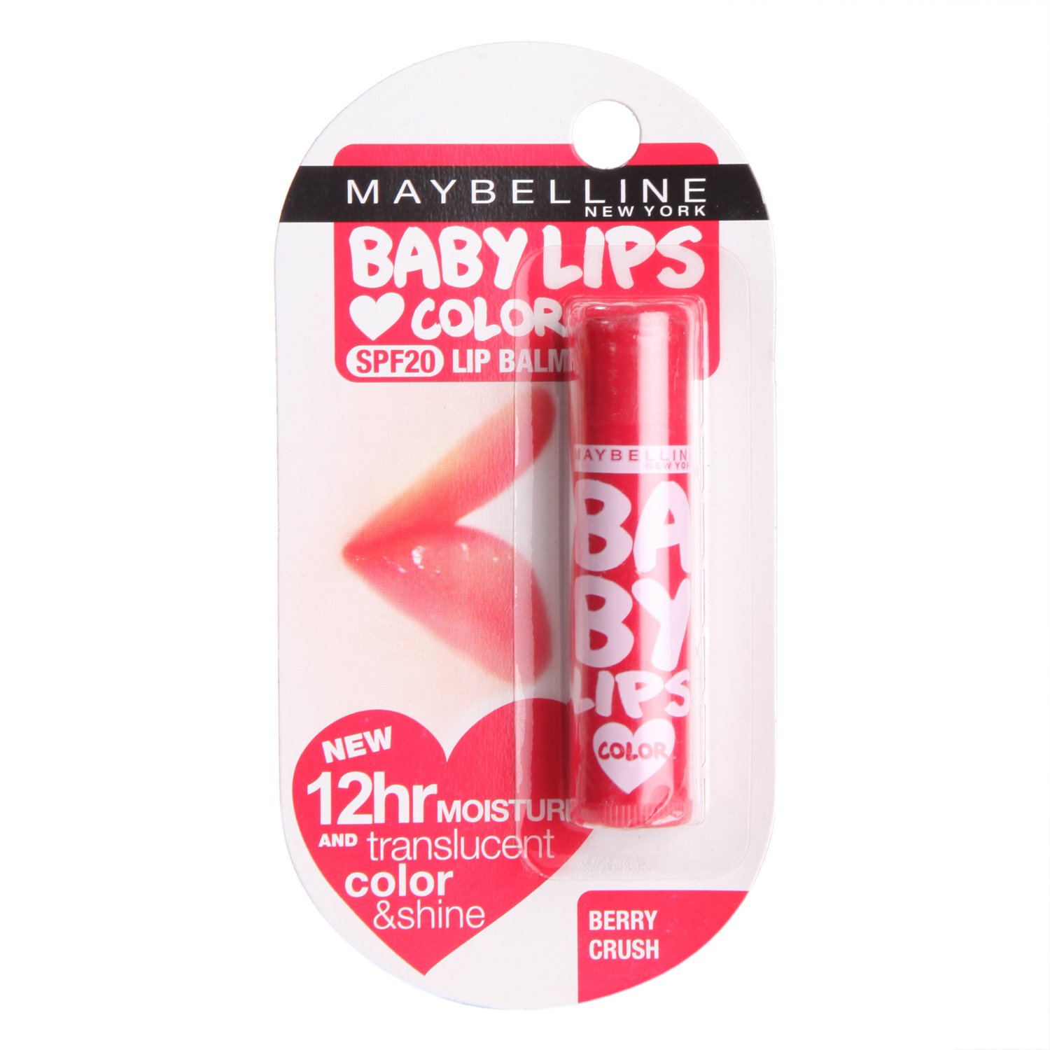 Maybelline Lip Balm - Berry Crush Flavor, 1 Piece Pack | Moisturizing & Nourishing Lip Care for Dry Lips | Perfect for Daily Use, Winter Protection & On-The-Go Hydration