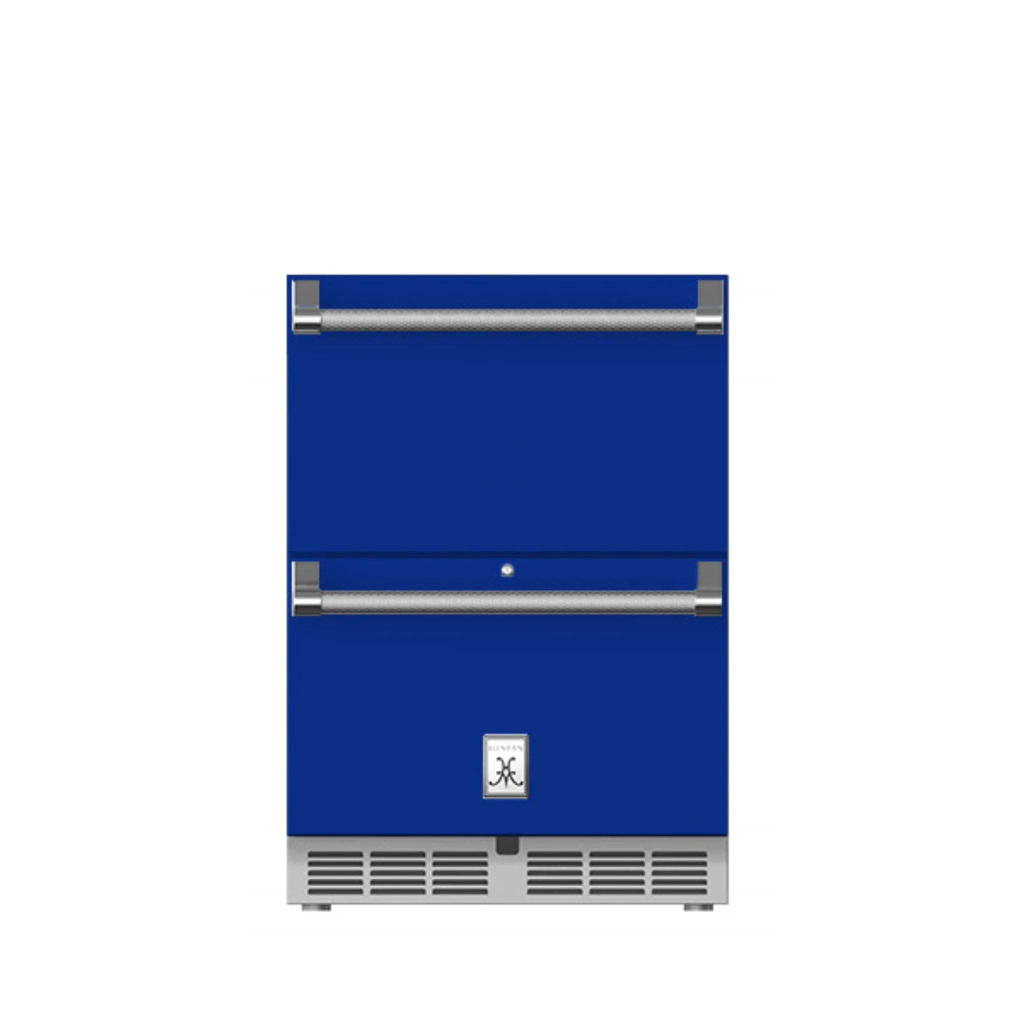 Hestan 24-Inch Outdoor Refrigerator Freezer Combo with Lock - GRFR24 - Perfect for Patio, Backyard, and Outdoor Kitchen Use