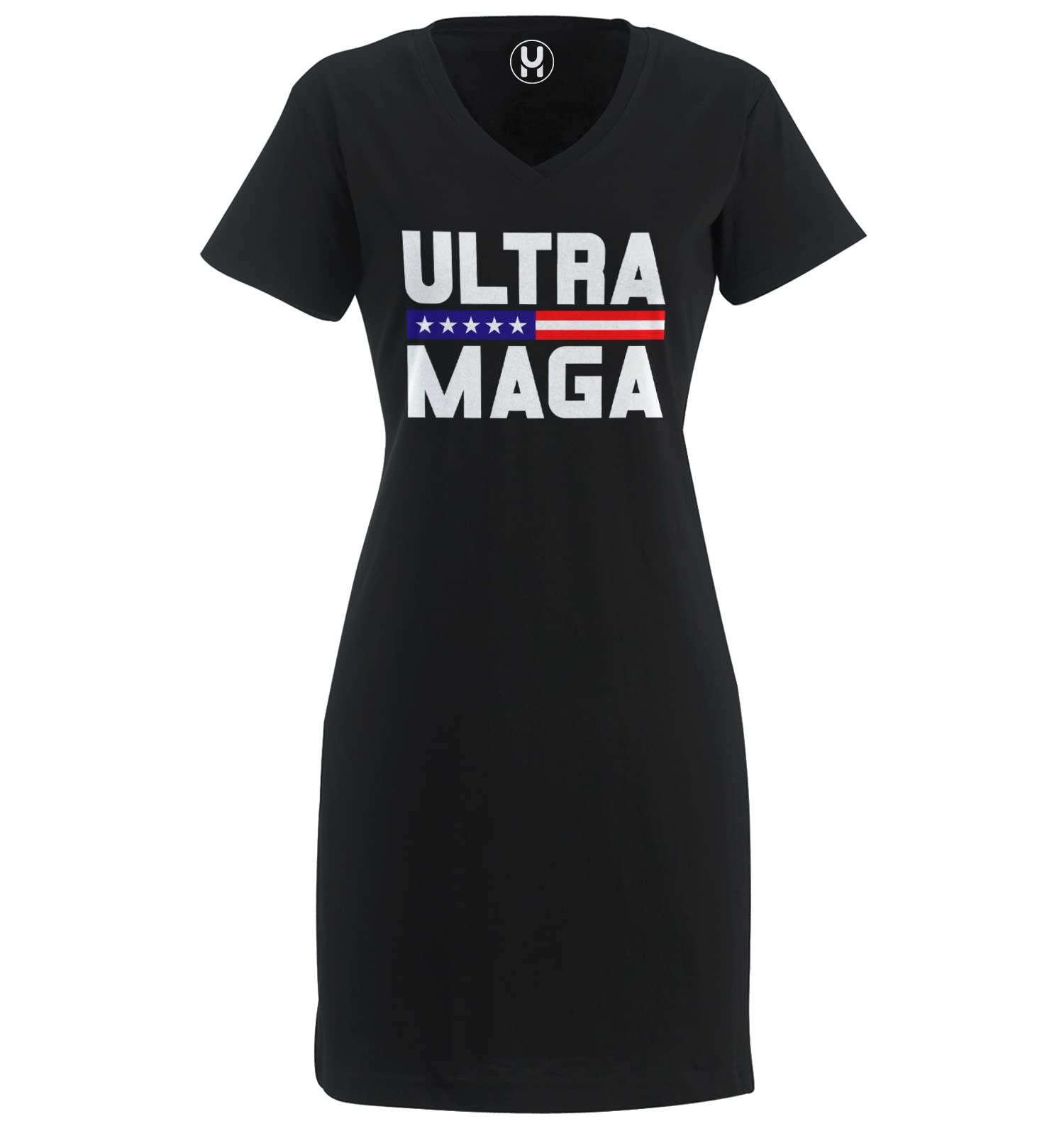 Haase Unlimited Ultra MAGA - Make America Great Again Trump Ladies Dress | Patriotic Political Apparel for Women | Perfect for Rallies, Campaign Events & Conservative Gatherings