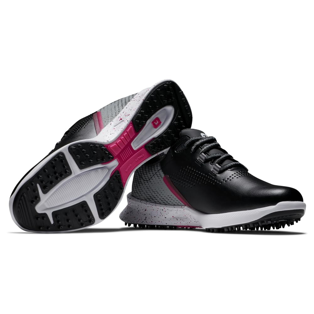 FootJoy Women's FJ Fuel Spiked Golf Shoes - Lightweight & Waterproof for Comfortable Play on the Course | Perfect for Walking 18 Holes & All-Weather Performance