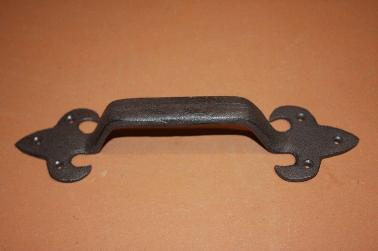 8-Pack Heavy Duty Large Fleur De Lis Cabinet Handles - 11.5