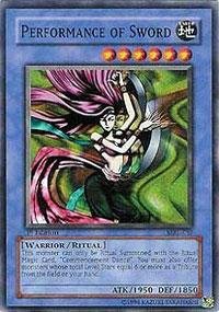 Yu-Gi-Oh! Magic Ruler - Performance of Sword (MRL-067) 1st Edition Common Trading Card - Collectible Game Card for Duels & Deck Building