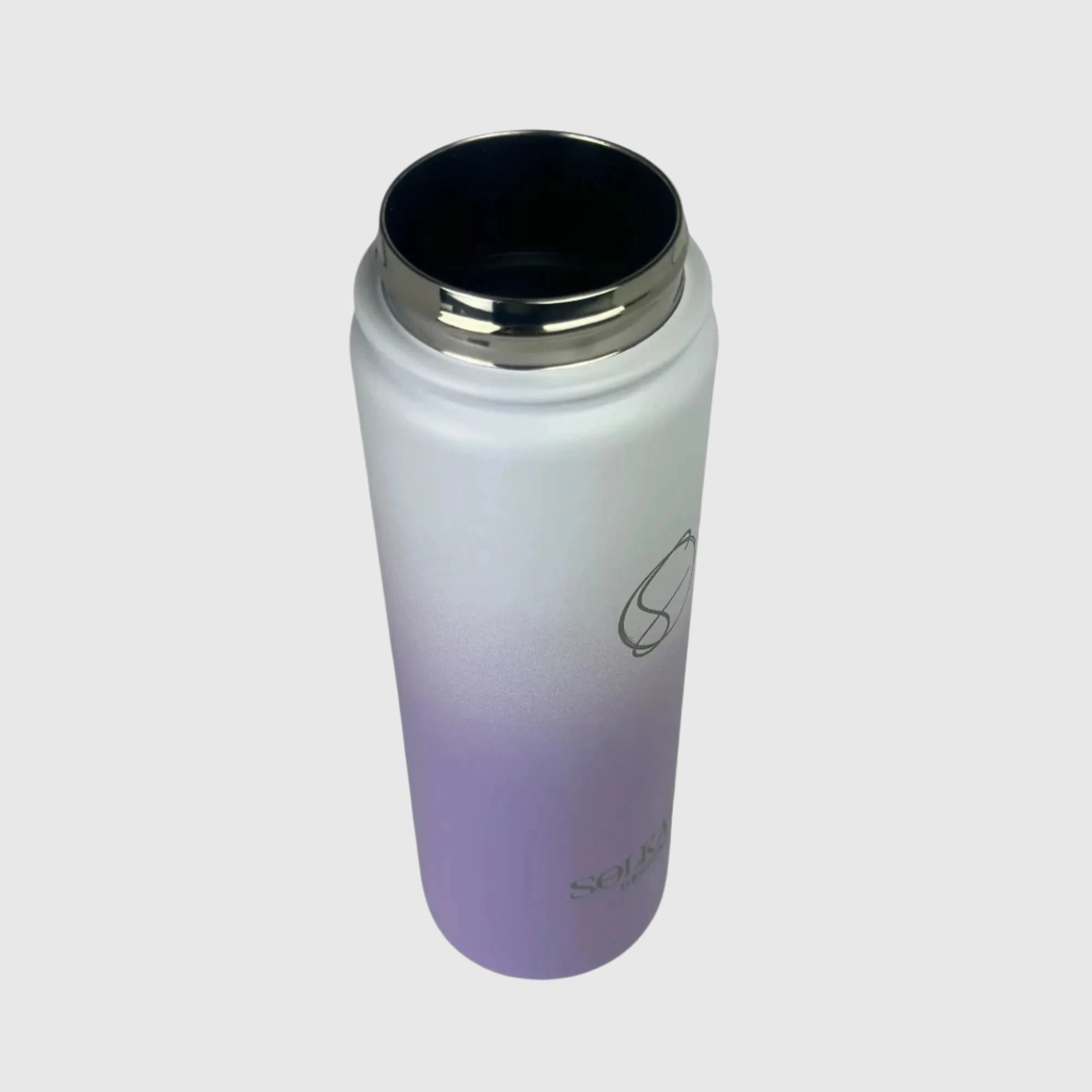 Lavender Lilac Stainless Steel Insulated Water Bottle 650ml (22oz) - Keeps Drinks Hot/Cold for 24 Hours - Perfect for Hiking, Gym & Outdoor Activities