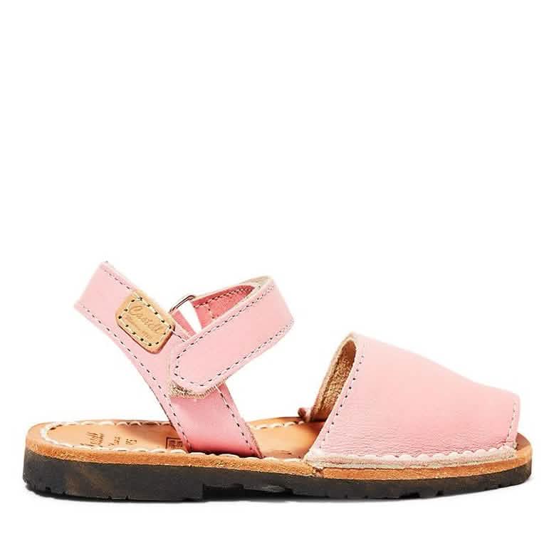 Kids' Plain Leather Menorcan Sandals Iker 1002 - Comfortable & Stylish Summer Footwear for Boys & Girls | Perfect for Beach, Pool & Outdoor Play