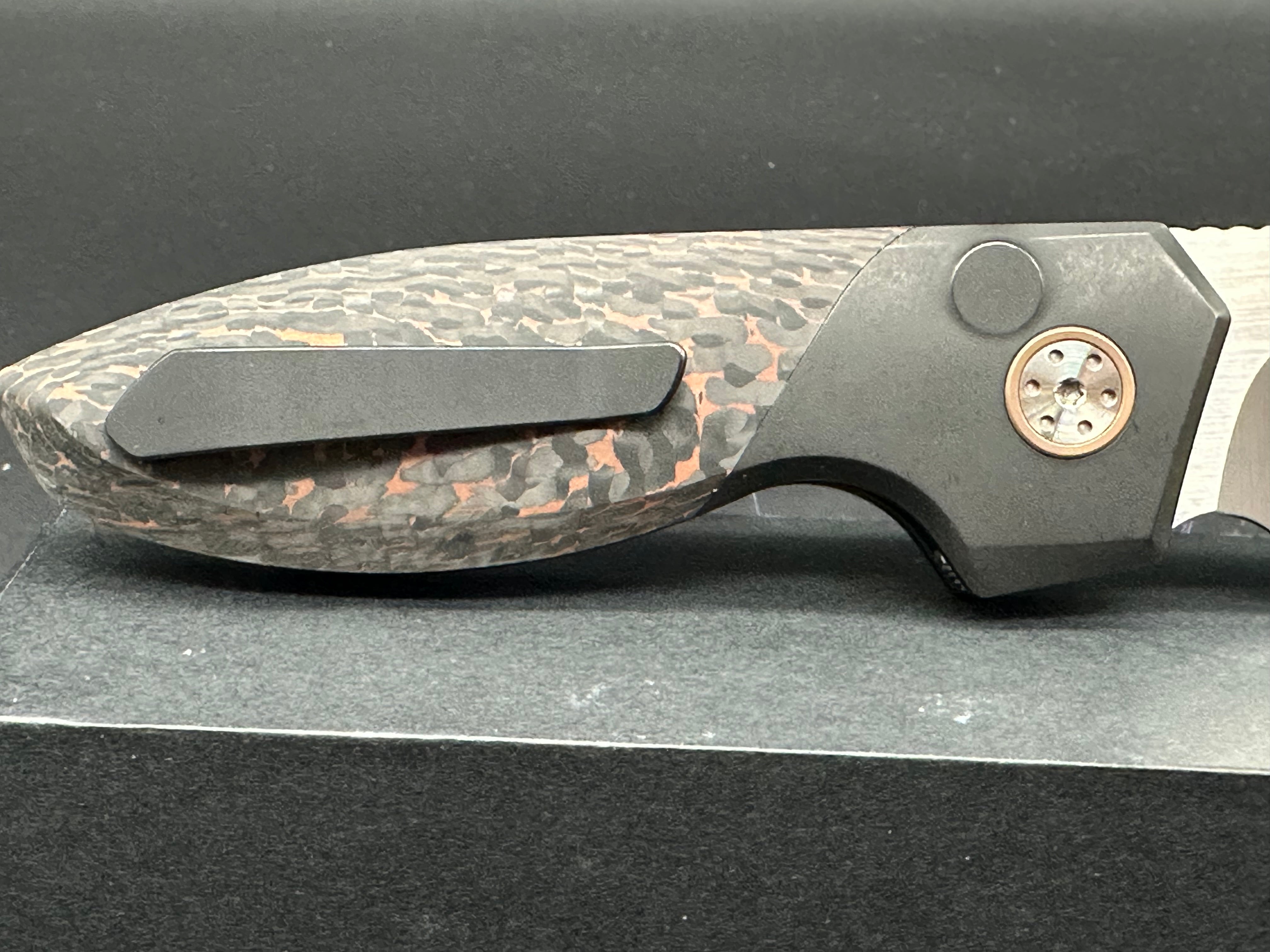 Alliance Design Mini Slim Pickins Copperhead Edition - Compact Everyday Carry Knife for Outdoor, Camping & Survival | Premium Copperhead Design