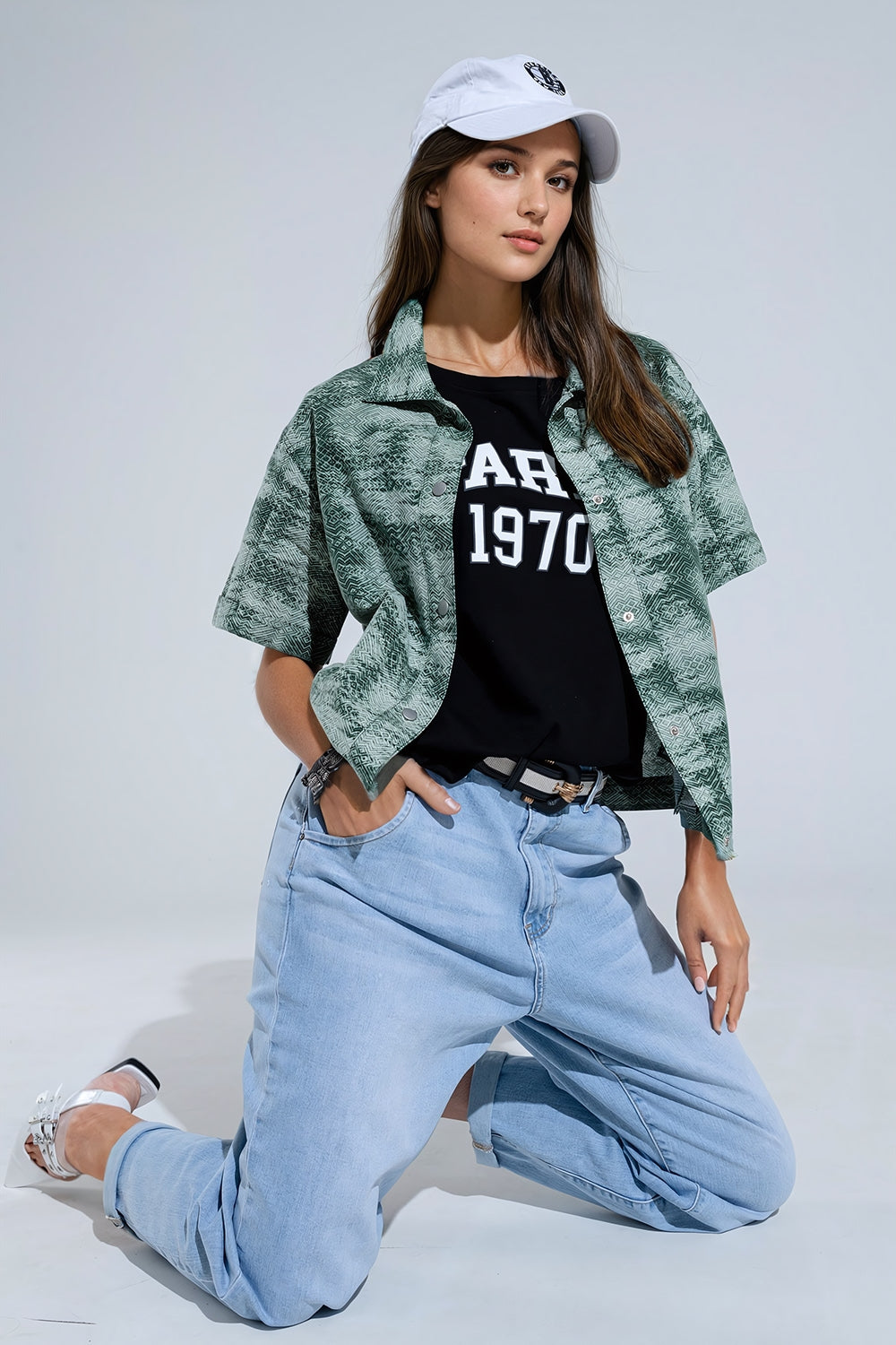 Women's High Waist Side Pocket Jeans - Comfortable Stretch Denim Pants for Casual Wear, Work & Everyday Outfits