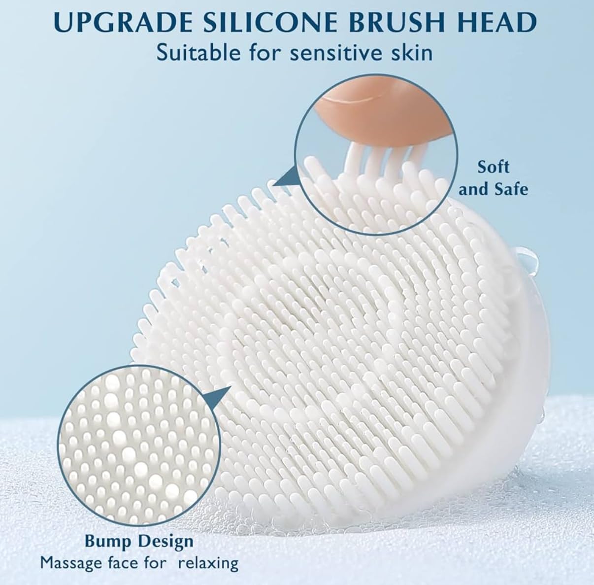 Electric Facial Cleansing Brush - 3-in-1 Waterproof Exfoliator for Spa & Daily Skincare