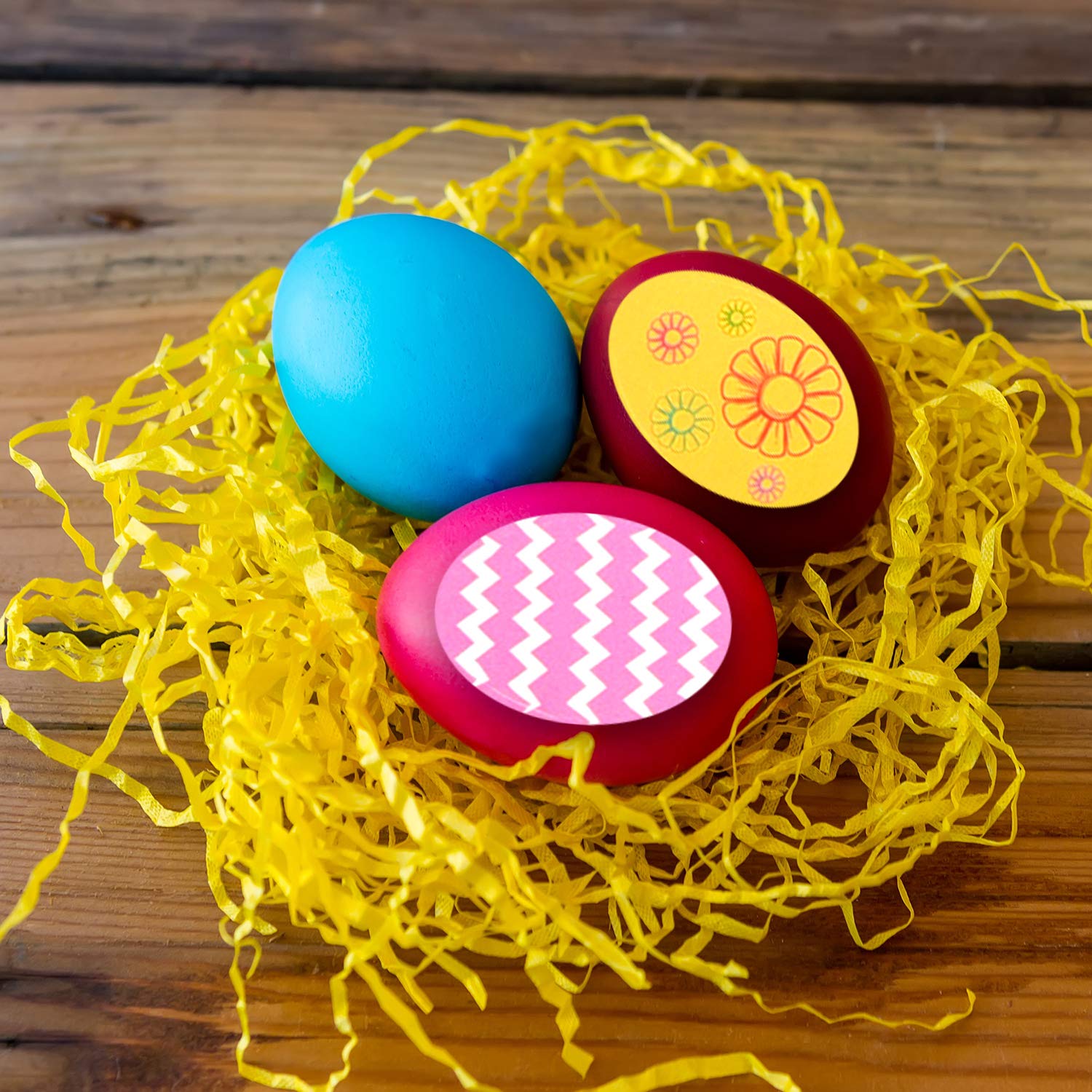 36Pcs Easter Chenille Chicks Decorations - Cute Yellow Easter Chicks with 4 Sheet Stickers for Kids, Easter Egg Hunt Party Favors, Bonnet & Basket Fillers - Perfect for Spring Decor, Classroom Activities & Easter DIY Crafts