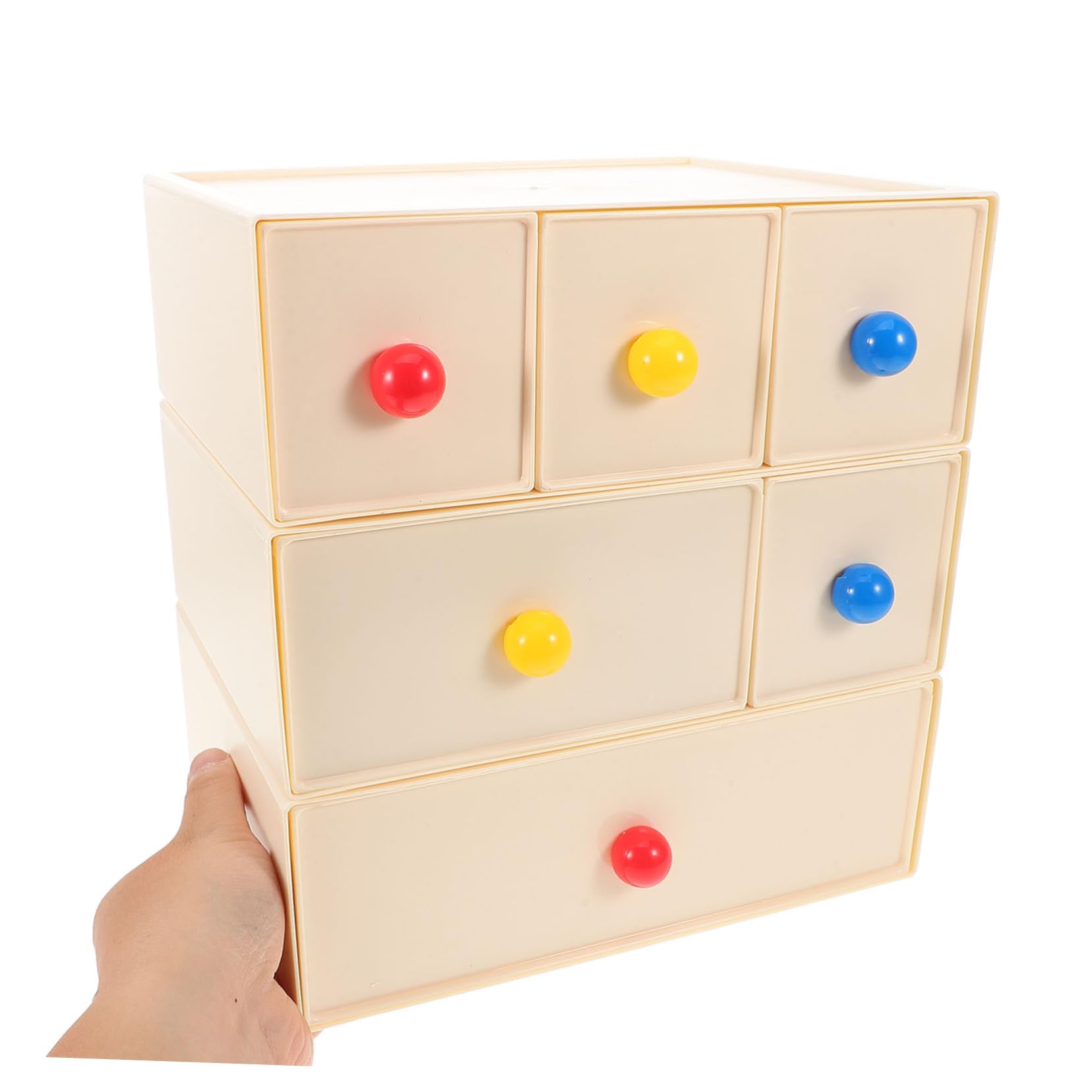 FOYTOKI Large Cosmetic Storage Box with Drawers - Plastic Makeup Organizer for Vanity, Bathroom & Travel - Perfect for Lipsticks, Brushes & Skincare Products