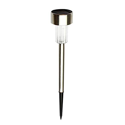 Ubersweet® 5-Pack Solar LED Lawn Lights - Waterproof Outdoor Landscape Spotlights for Garden, Pathway, Yard, and Patio Decoration | Energy-Efficient Solar Panel Spike Lights for Nighttime Illumination