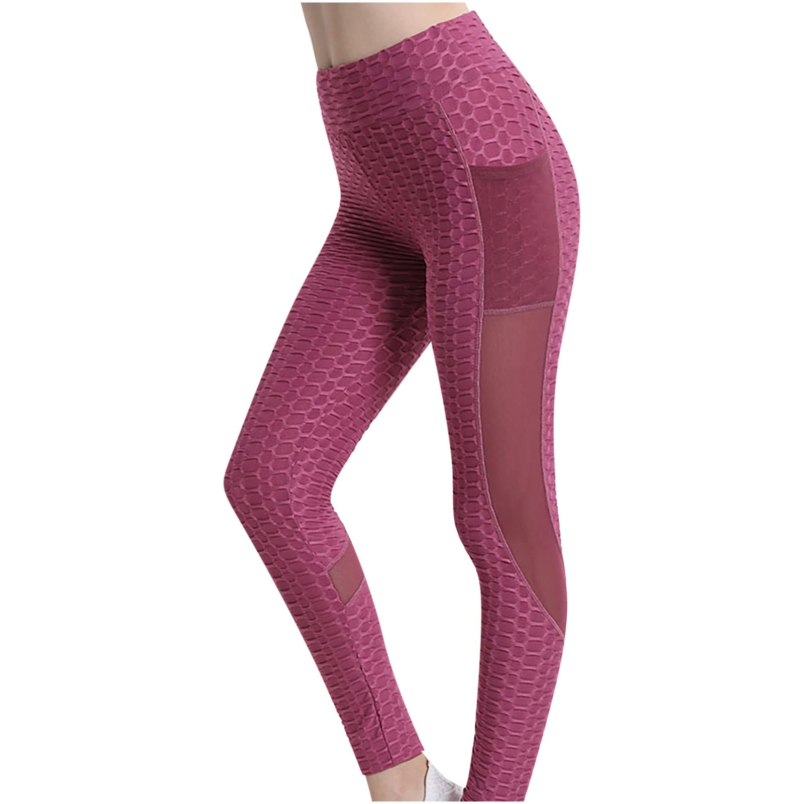 Huneny Women's High Waisted Yoga Pants - Tummy Control & Butt Lifting Workout Leggings, Stretchy Tie Dye Athletic Pants for Gym, Running, Lounge & Everyday Wear