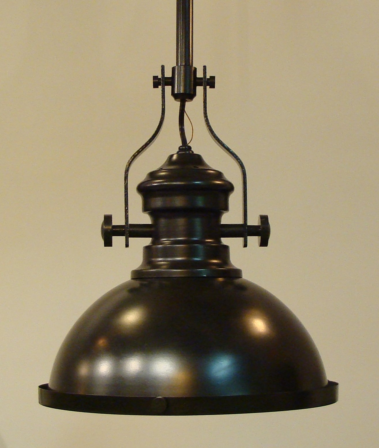 Restoration 1 Light Pendant - Vintage Industrial Ceiling Light Fixture for Kitchen, Dining Room & Bedroom